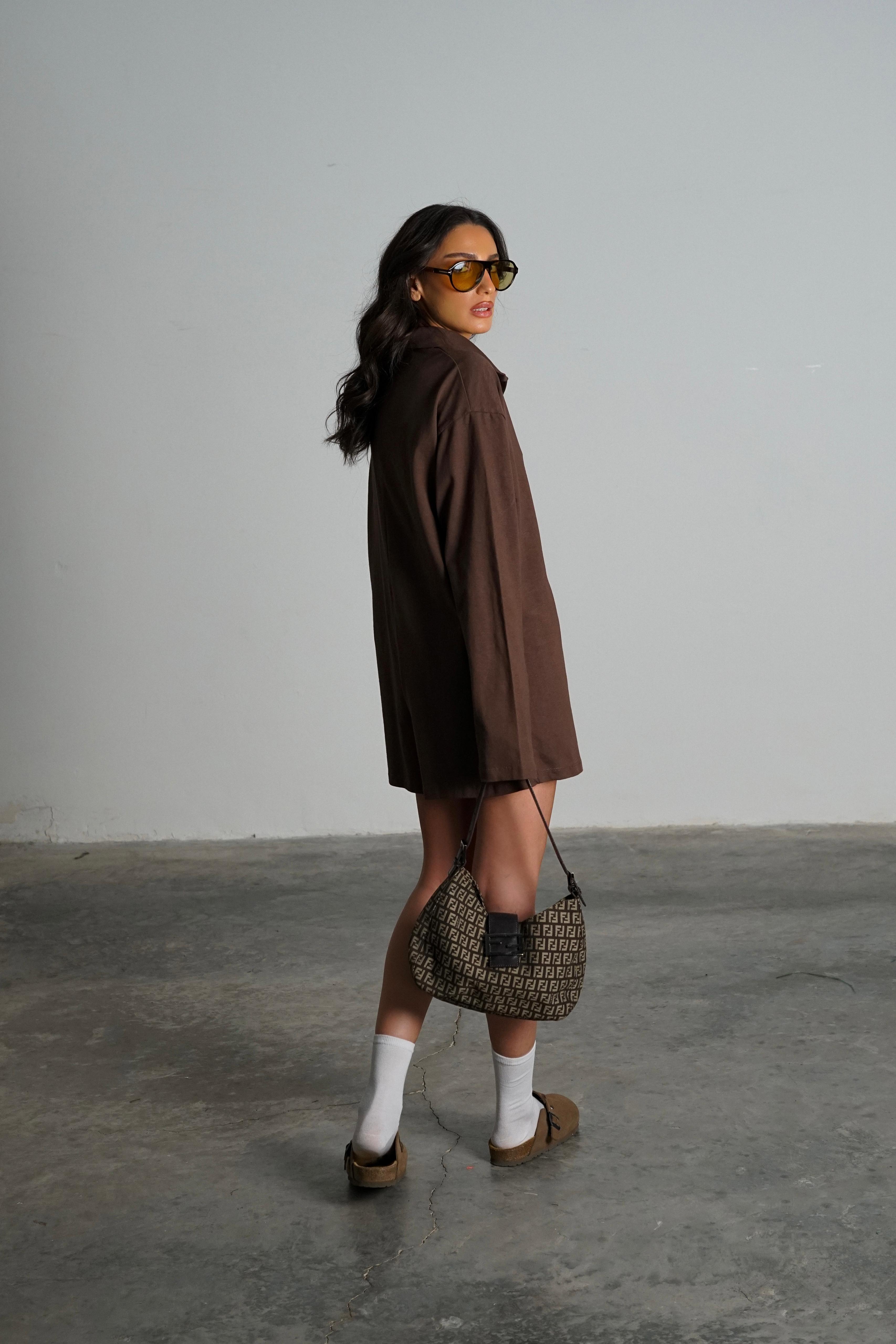 אוברול ריטמי חום