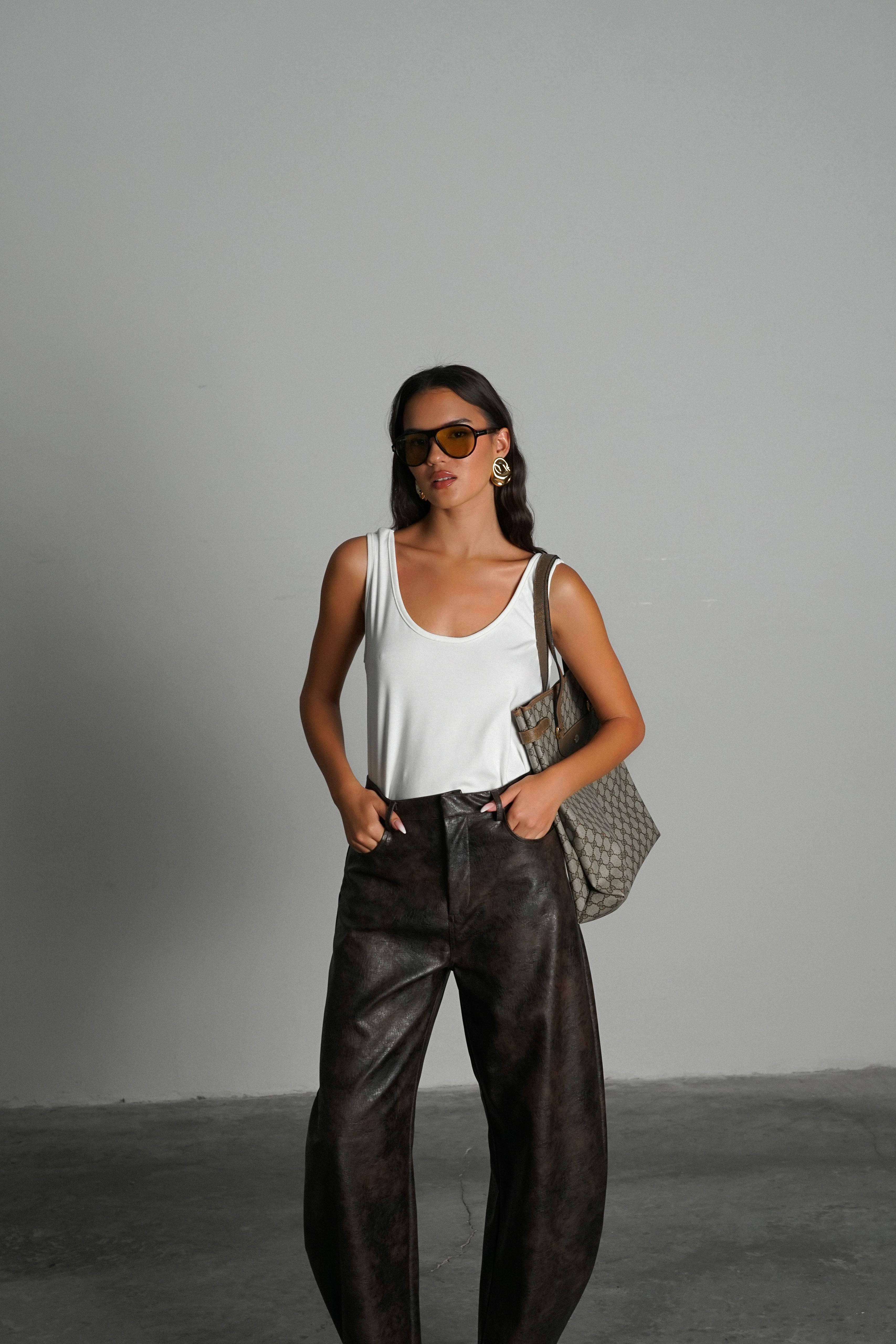 מכנס ג'אגר חום