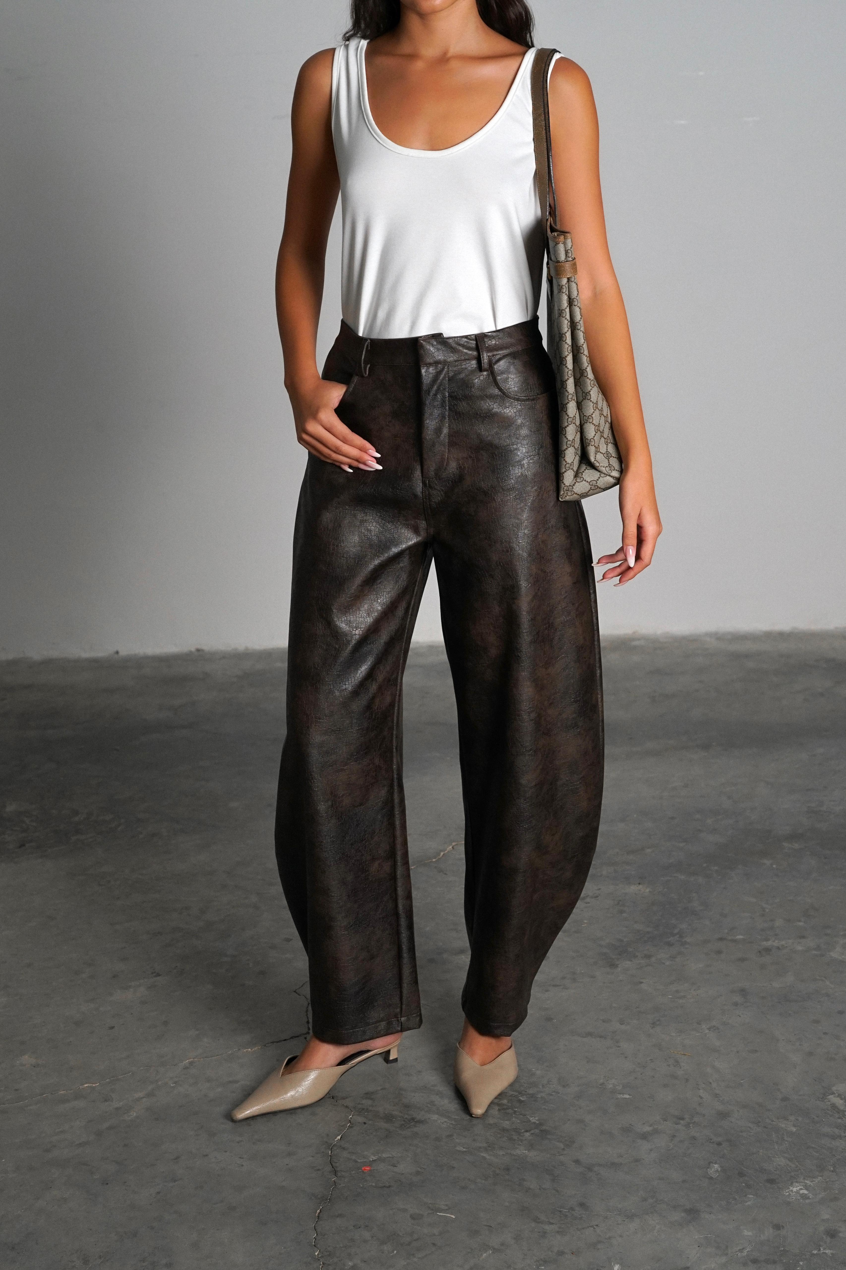 מכנס ג'אגר חום