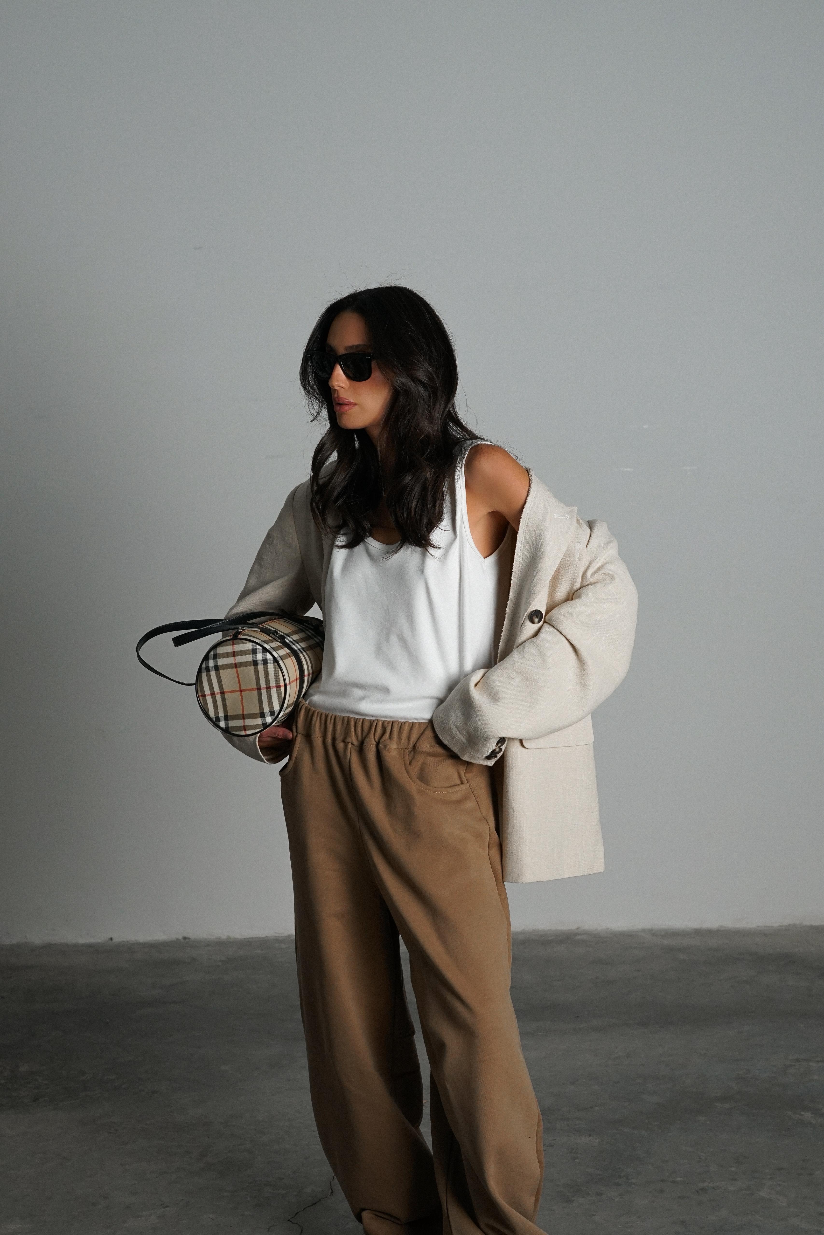 מכנס סאליבו מוקה