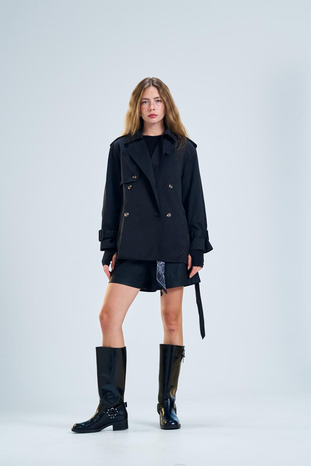 מעיל שליו שחור