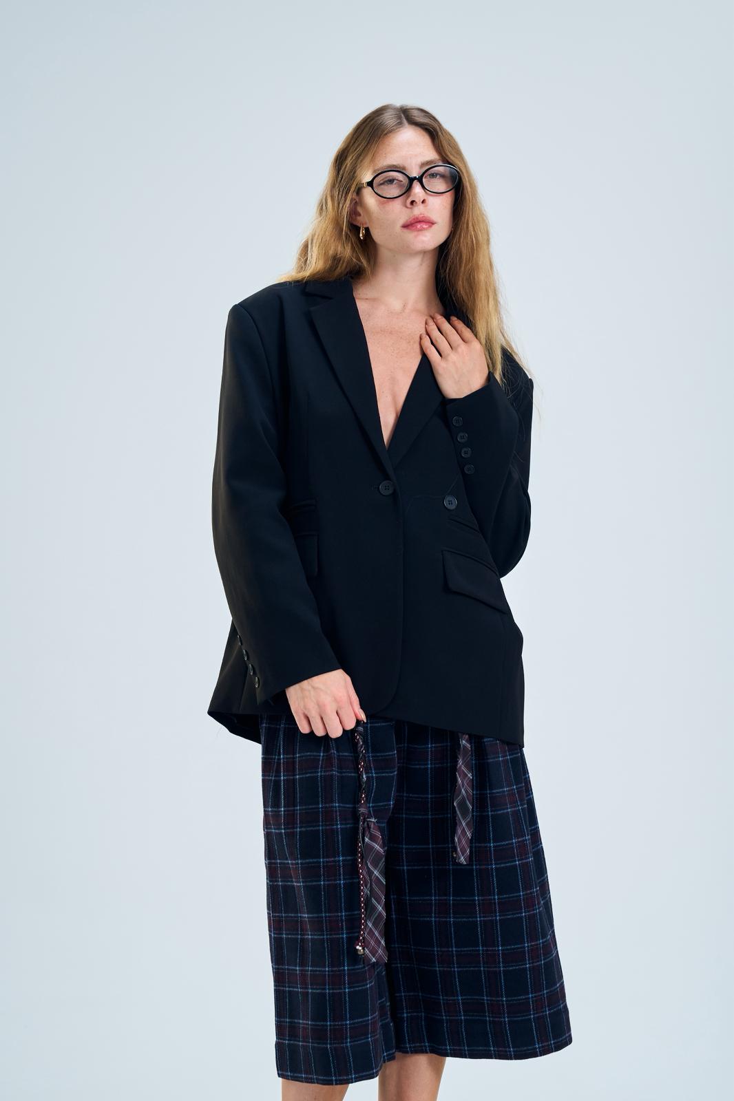 מכנס קאיין שחור