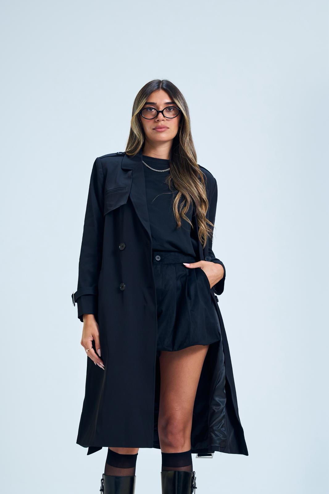 מעיל ניקה שחור