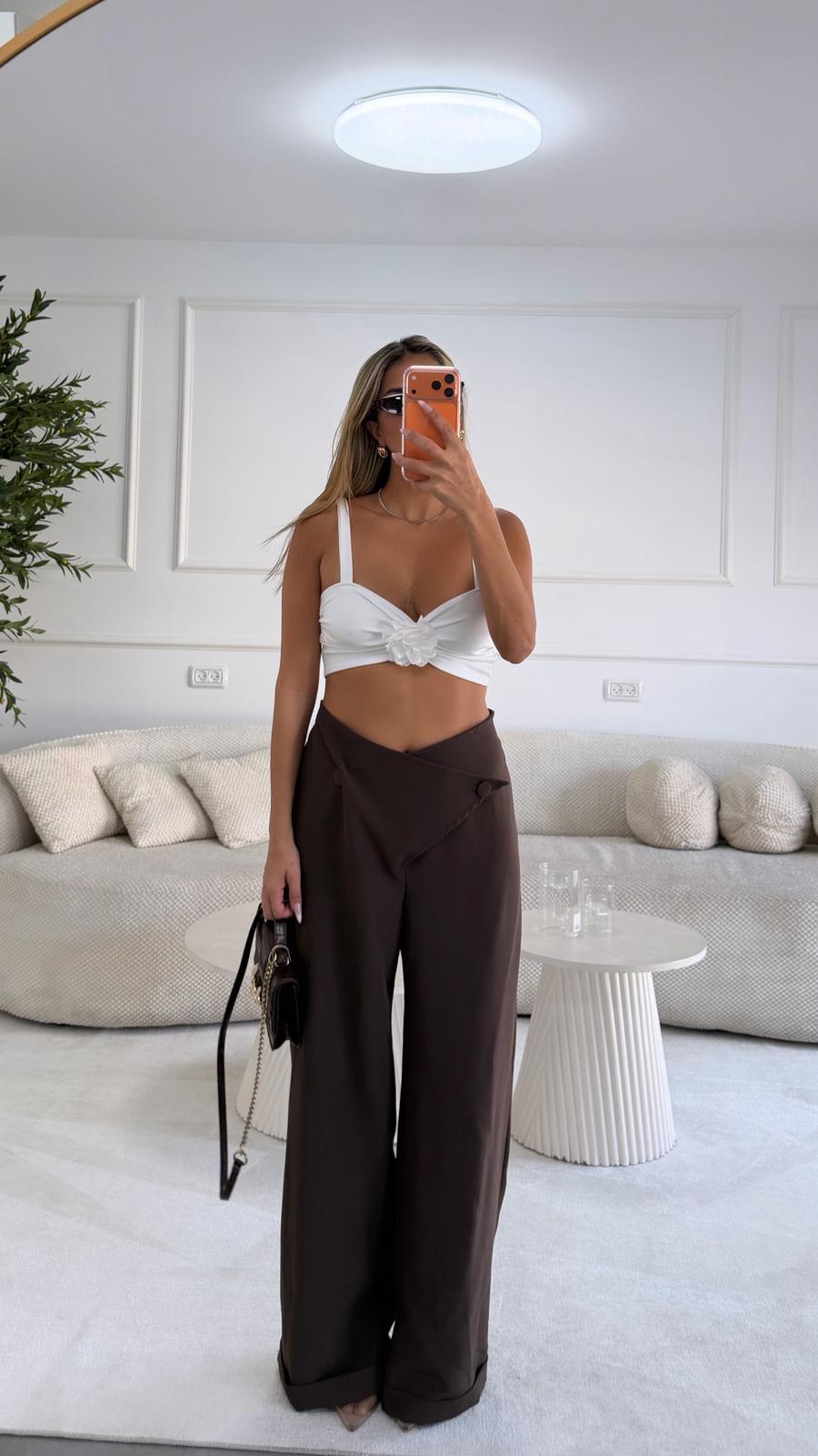 מכנס נואל חום