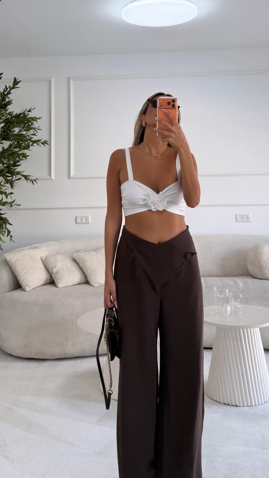 מכנס נואל חום