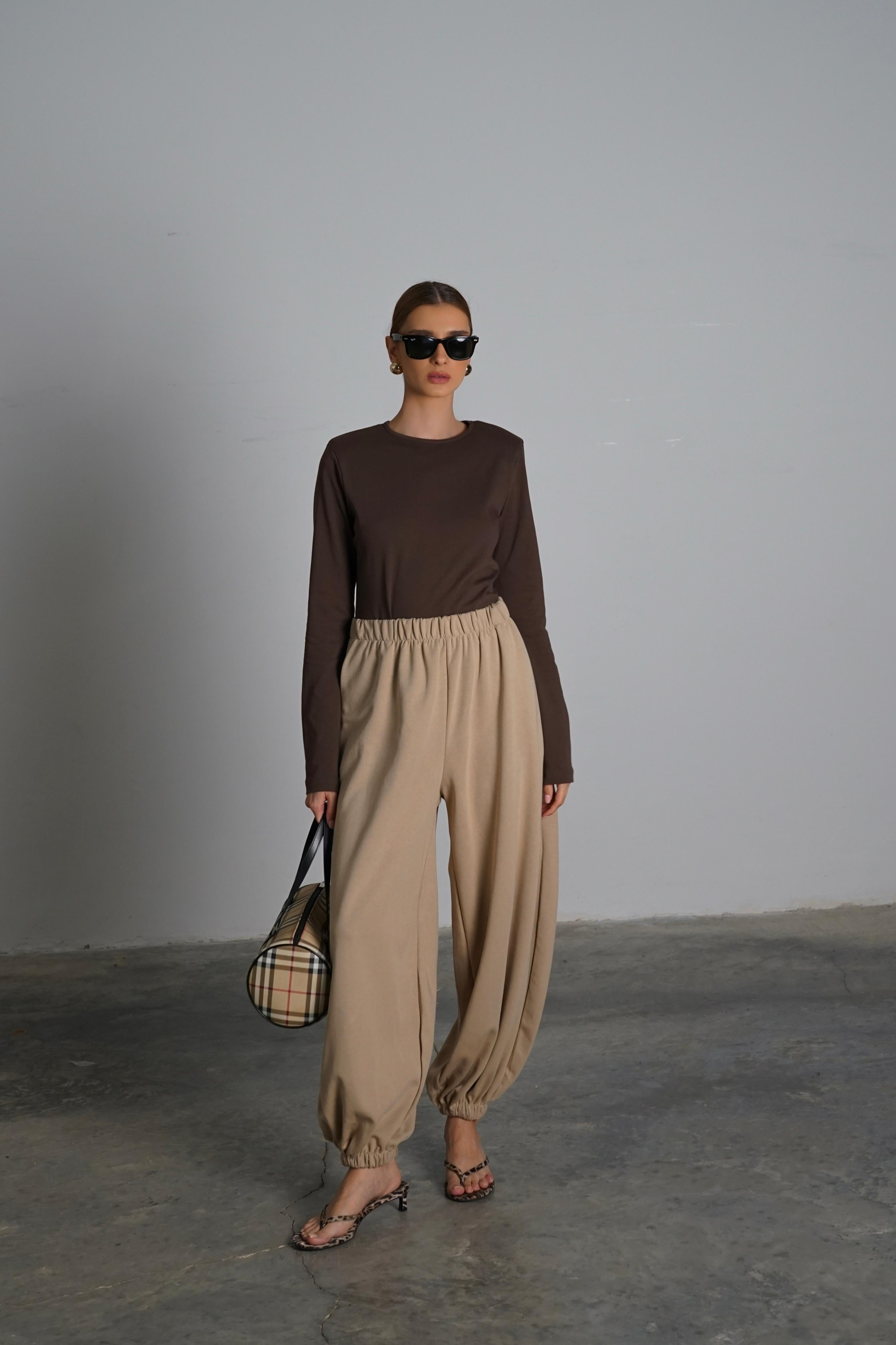 מכנס טייגי קאמל