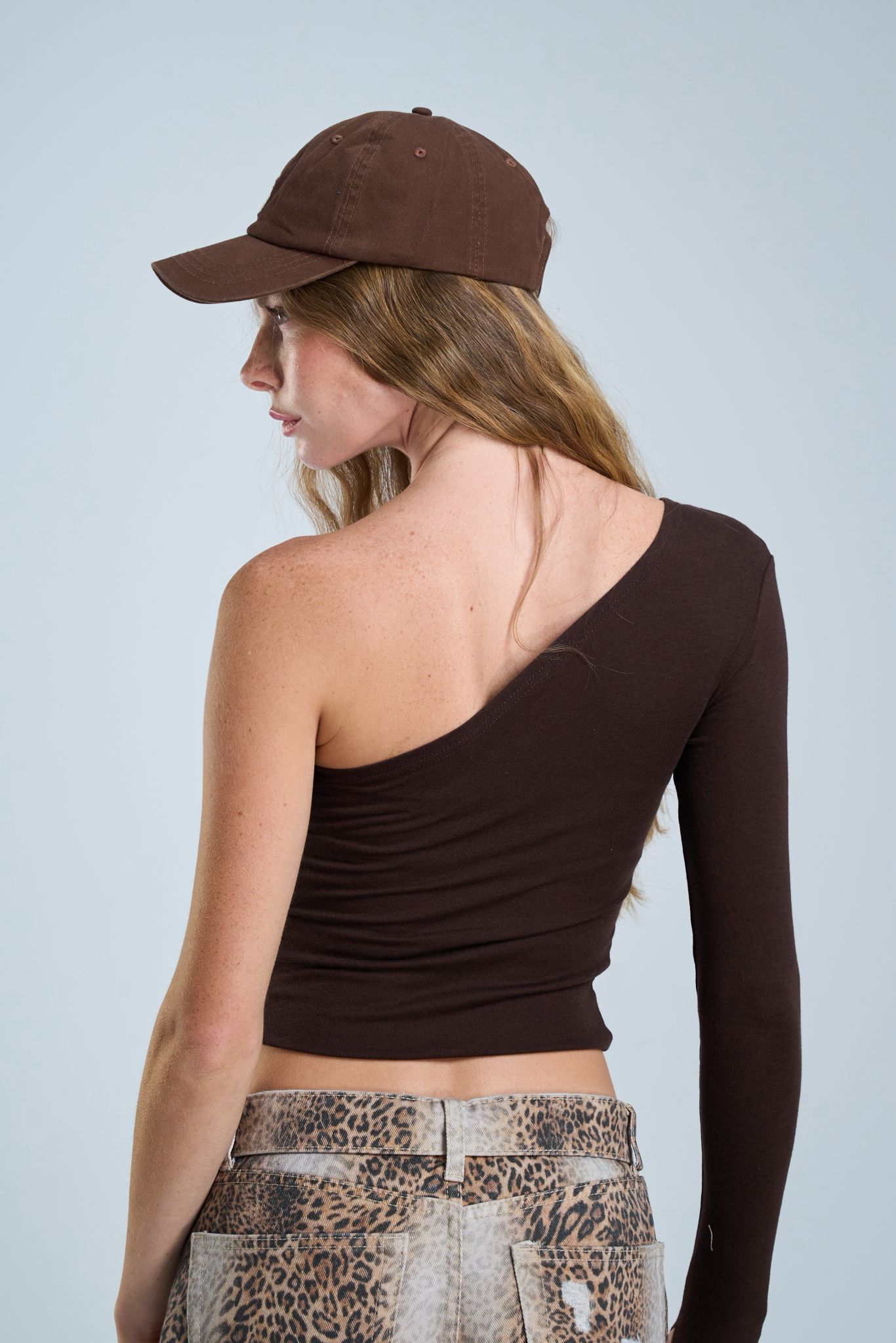 חולצת קלר חום