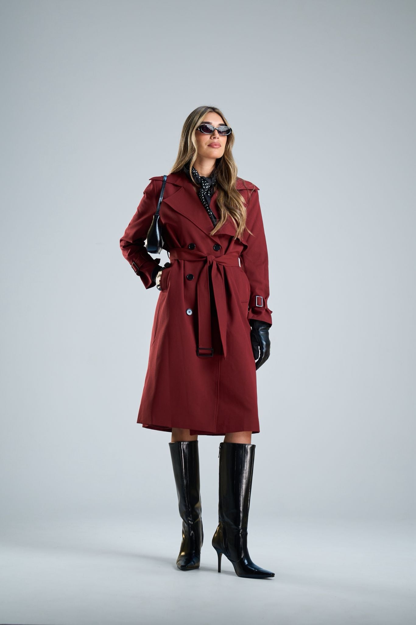 מעיל ניקה בורדו