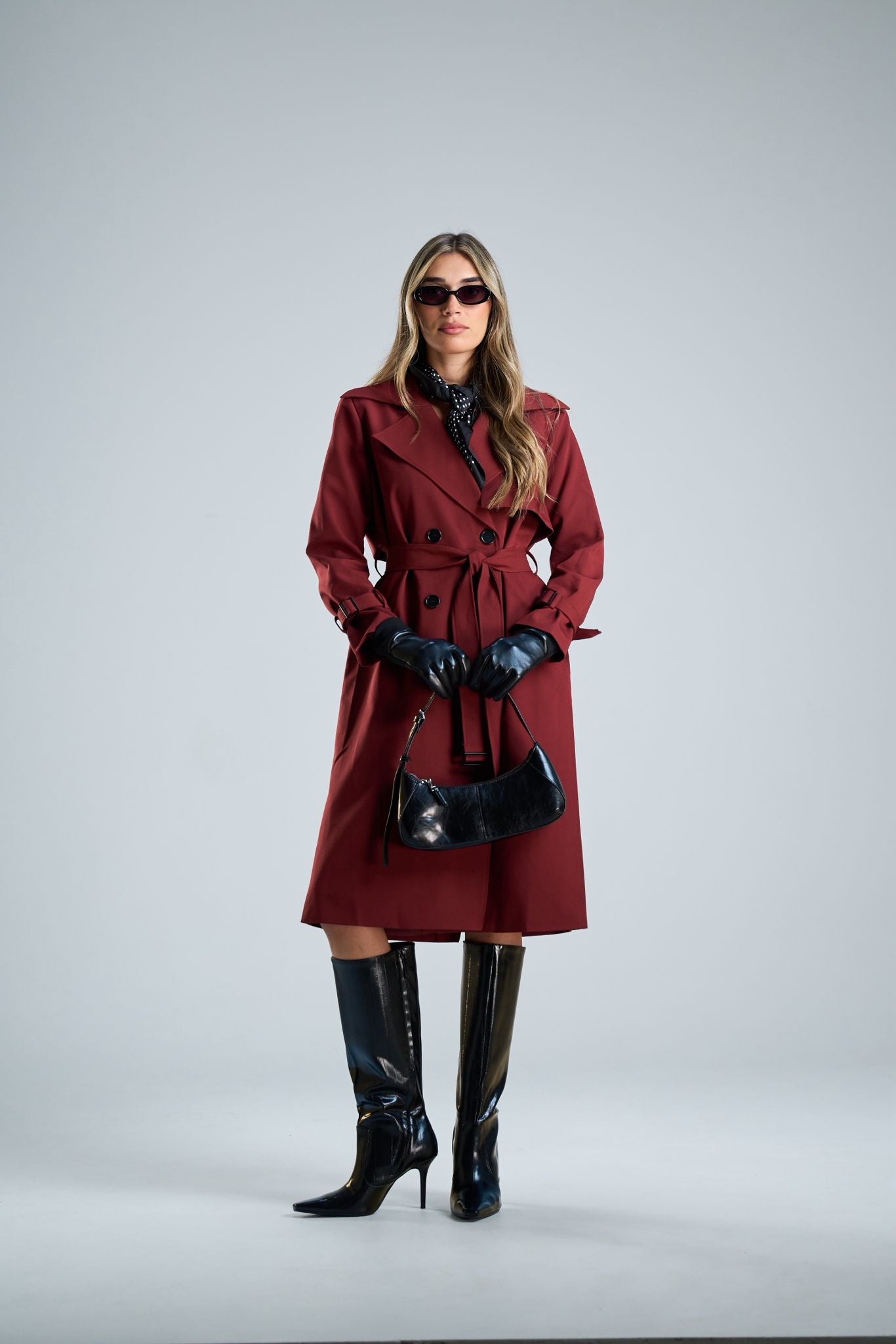 מעיל ניקה בורדו