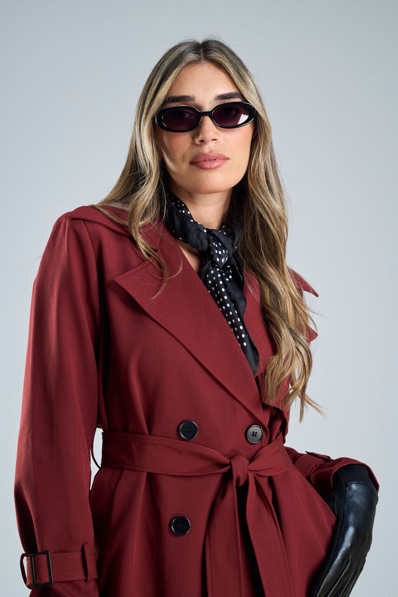 מעיל ניקה בורדו