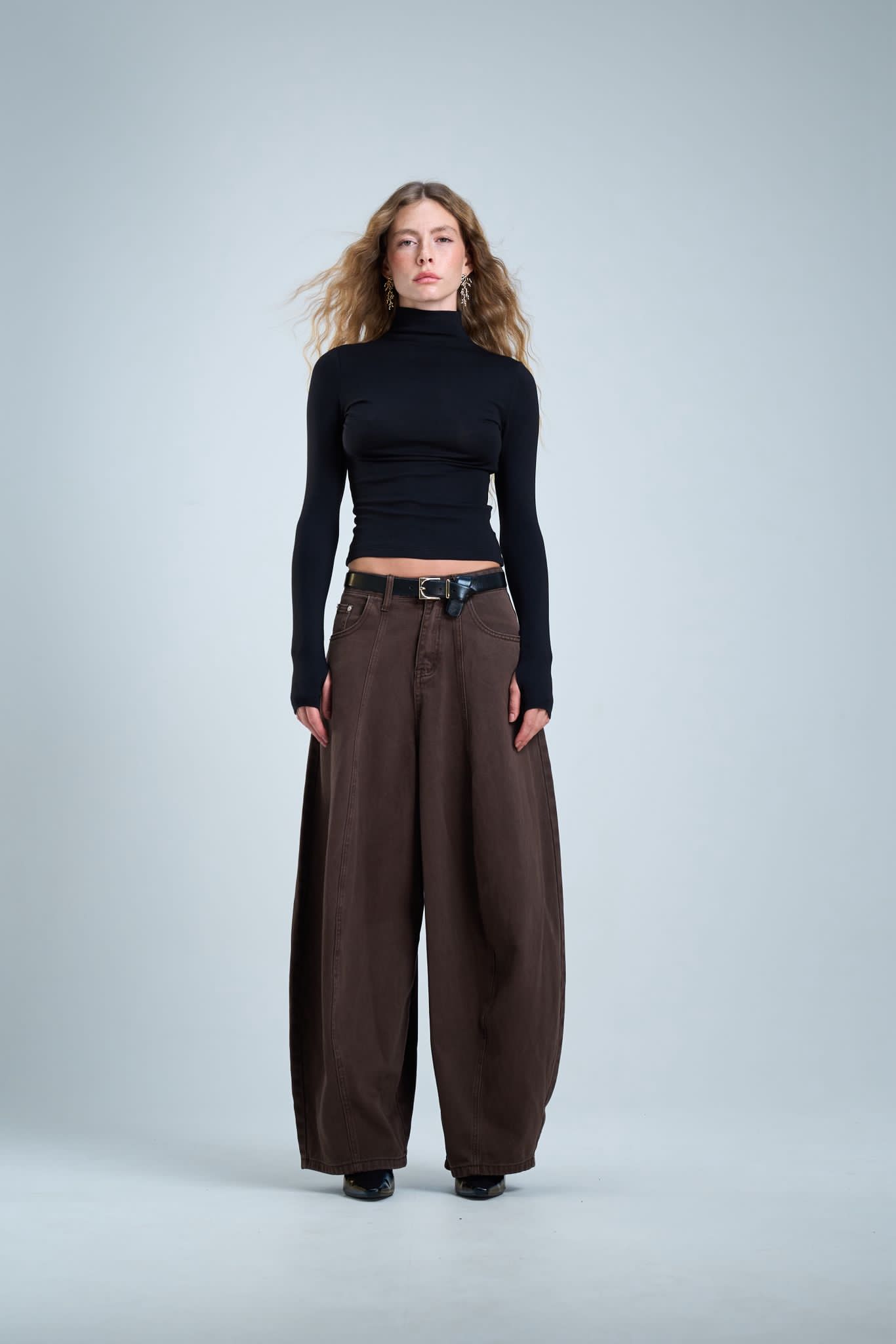 ג'ינס נאיה חום