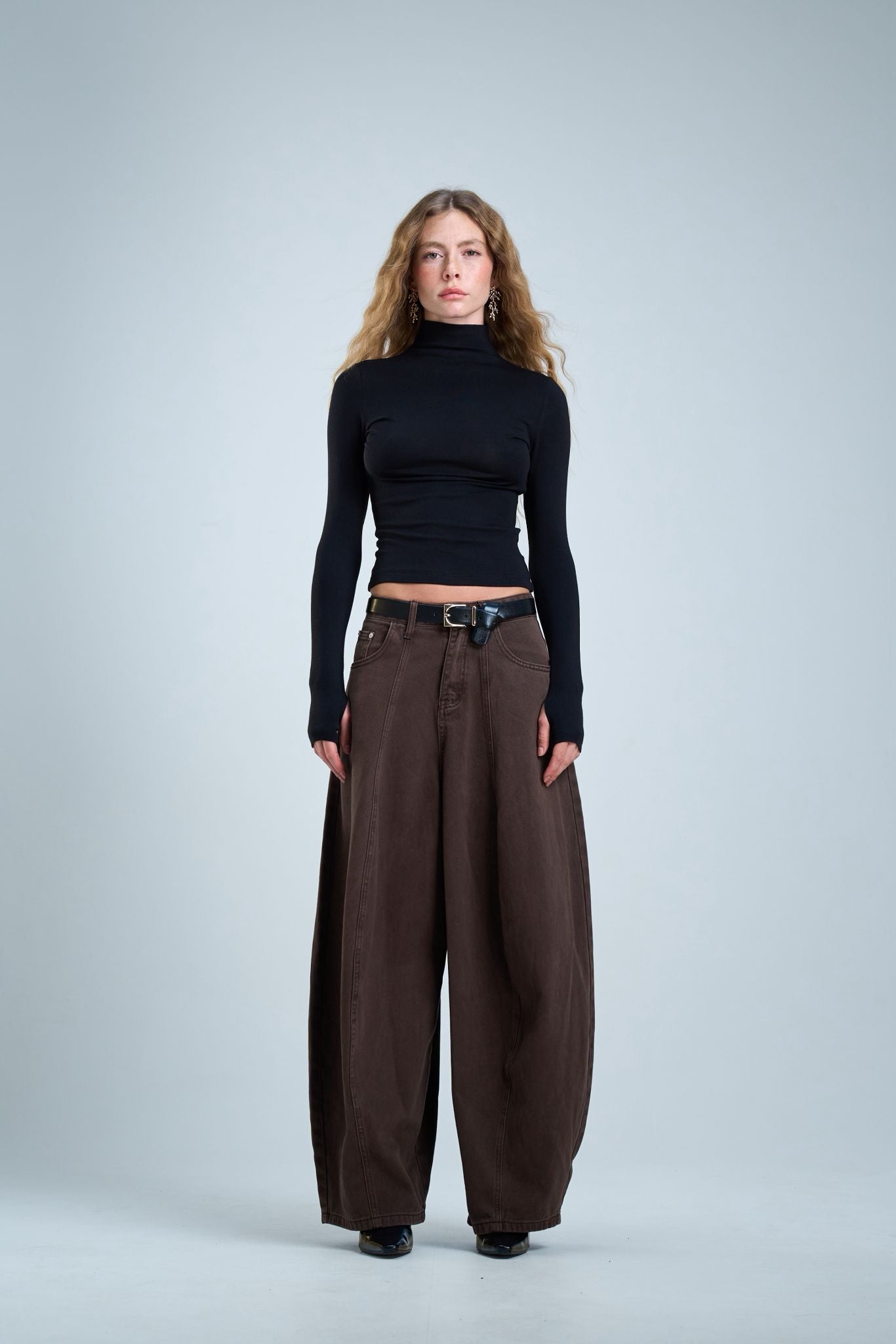 ג'ינס נאיה חום