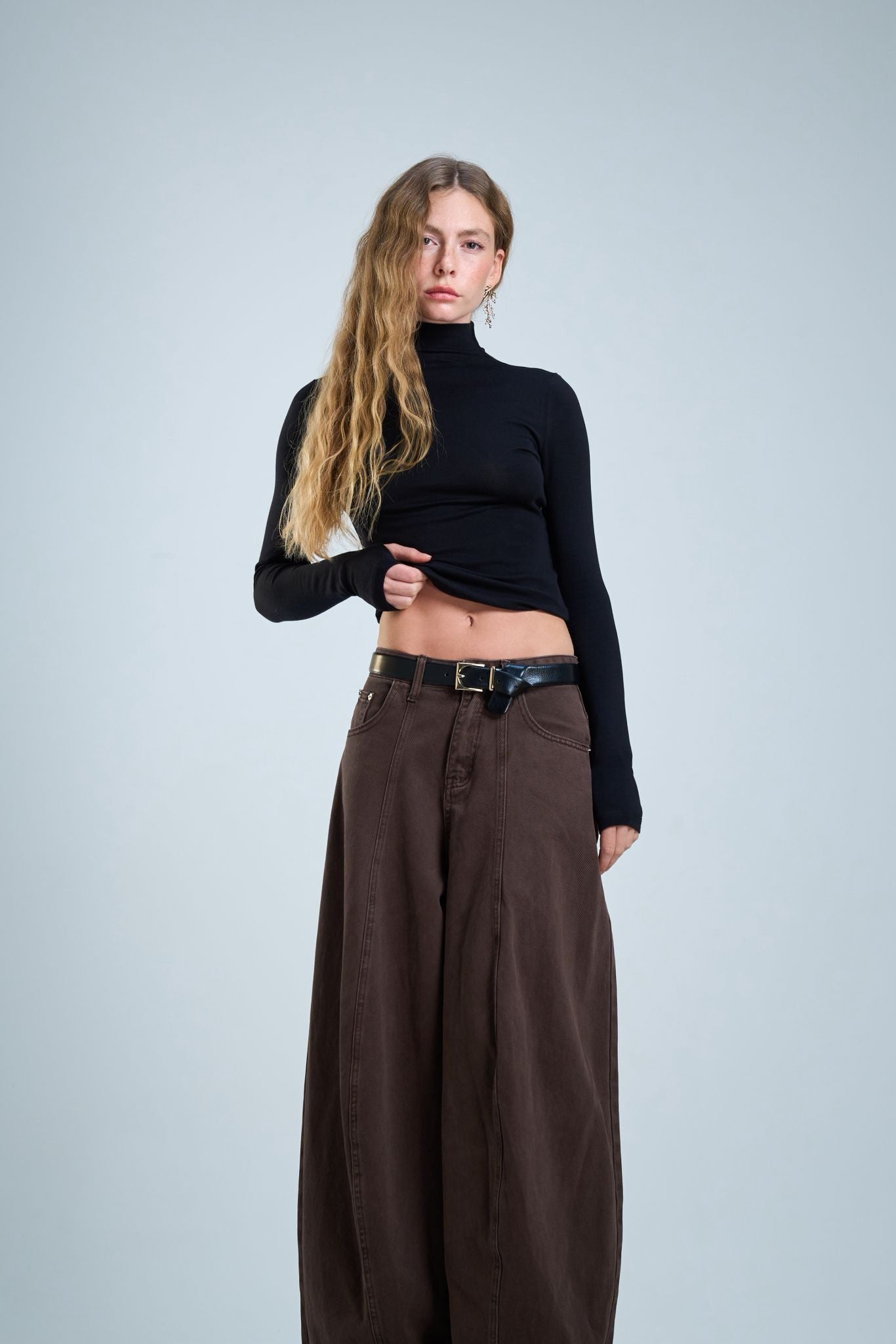 ג'ינס נאיה חום