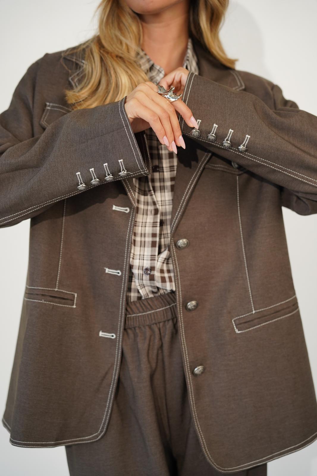 חליפת קלודין חום