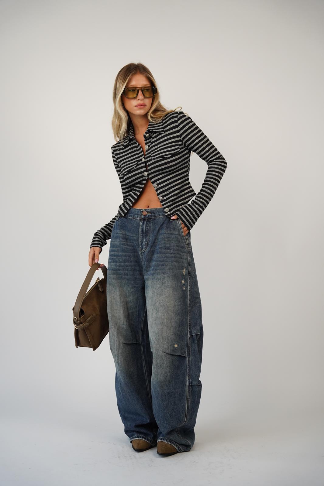 חולצת סריג רוזי