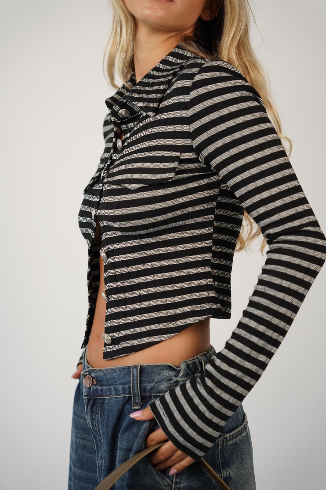 חולצת סריג רוזי