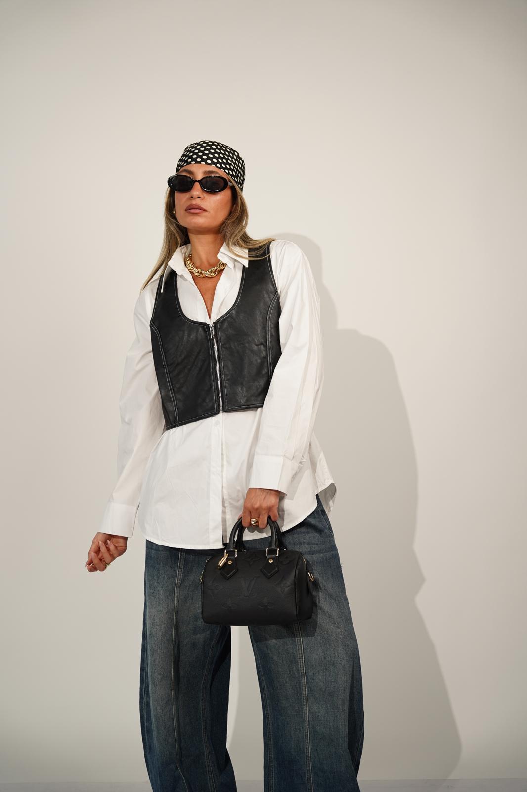 וסט מיילי שחור