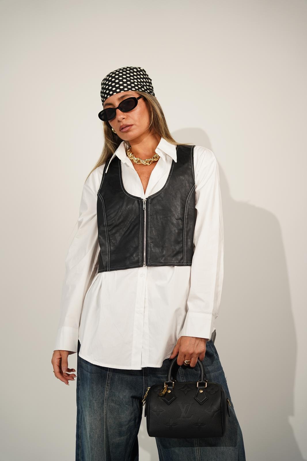 וסט מיילי שחור