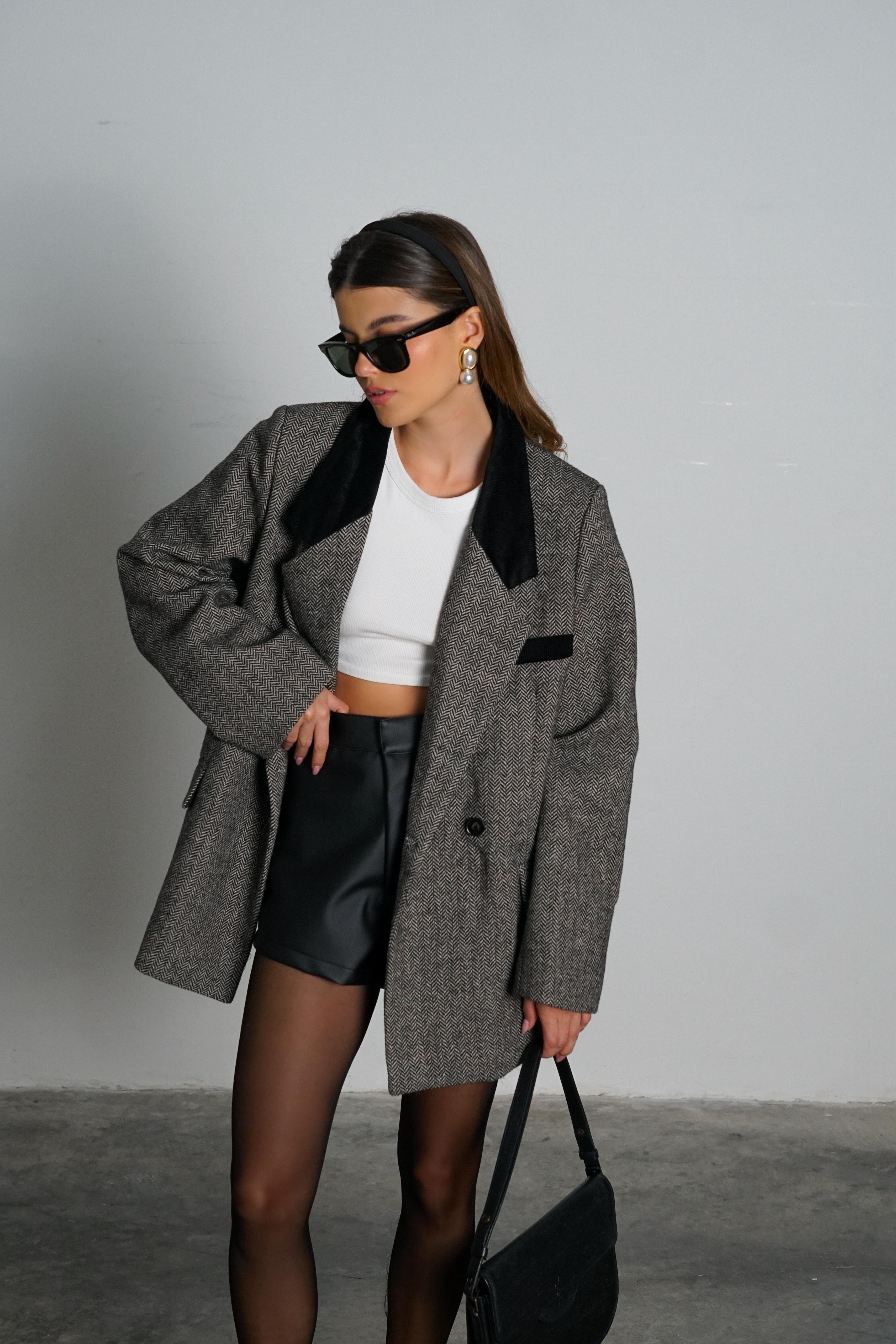 ג'קט סימור אפור