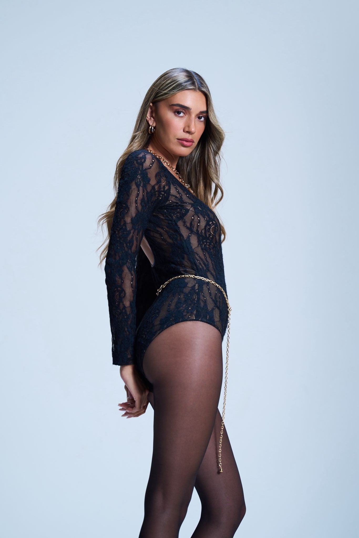 בגד גוף נואר שחור