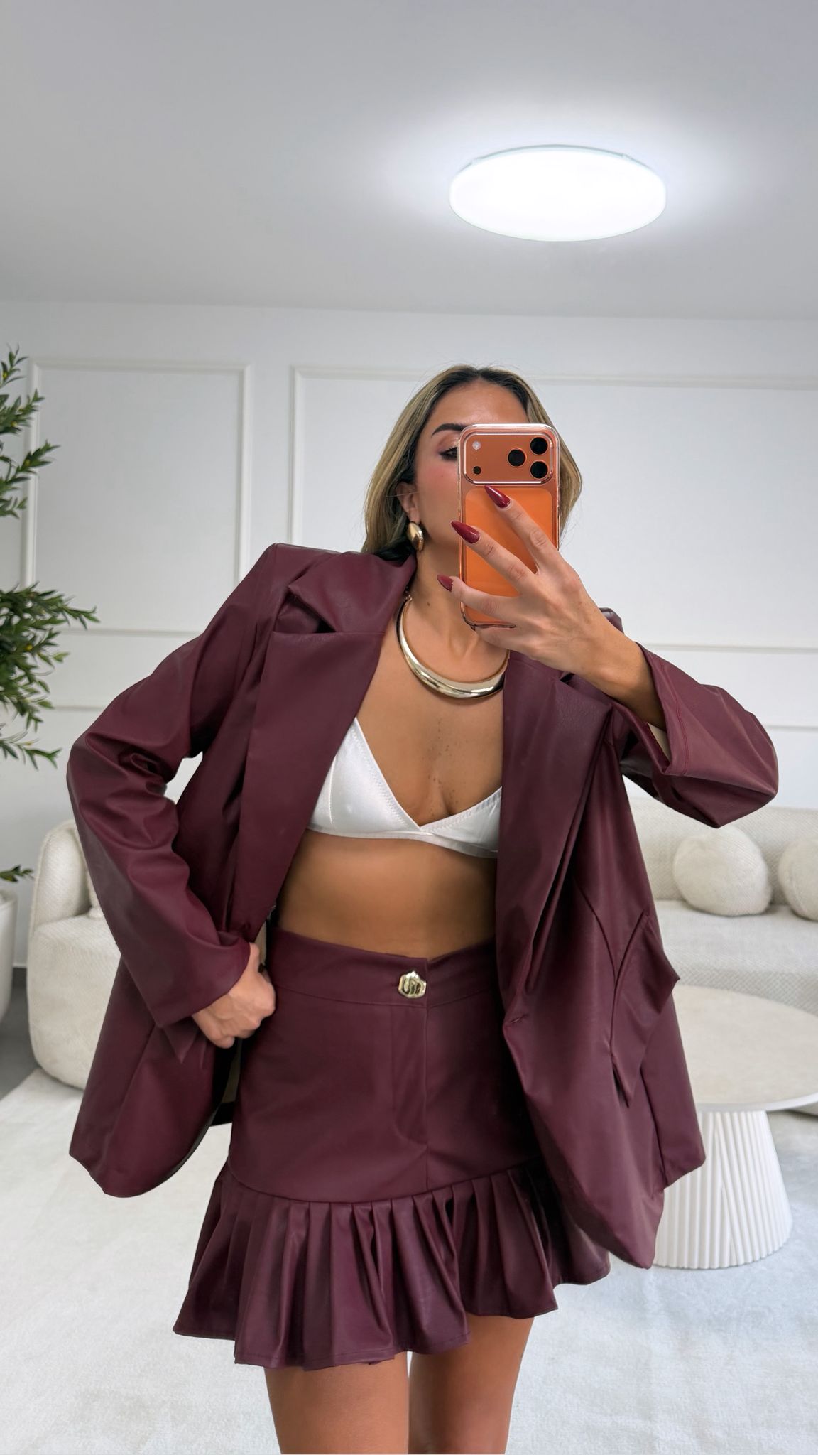 ג'קט גב פתוח