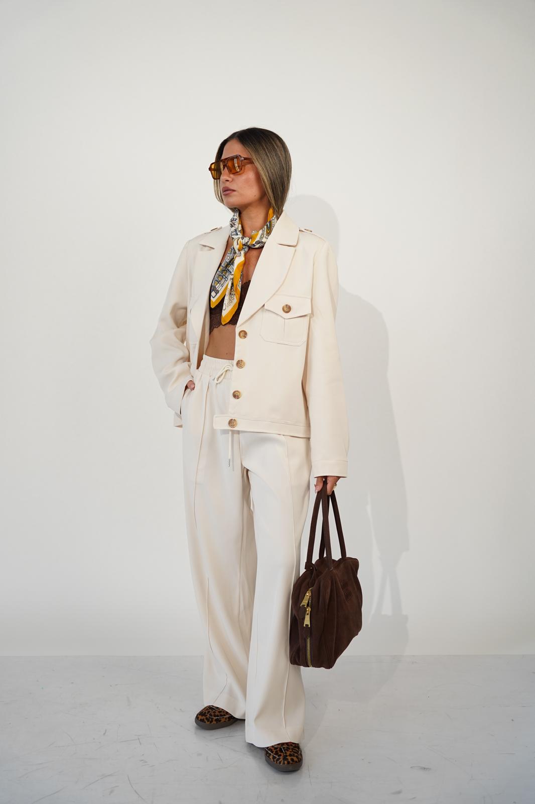 חליפת ליאור שמנת