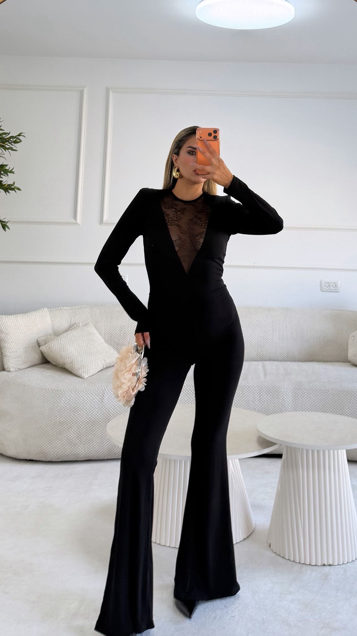 אוברול שילוב תחרה