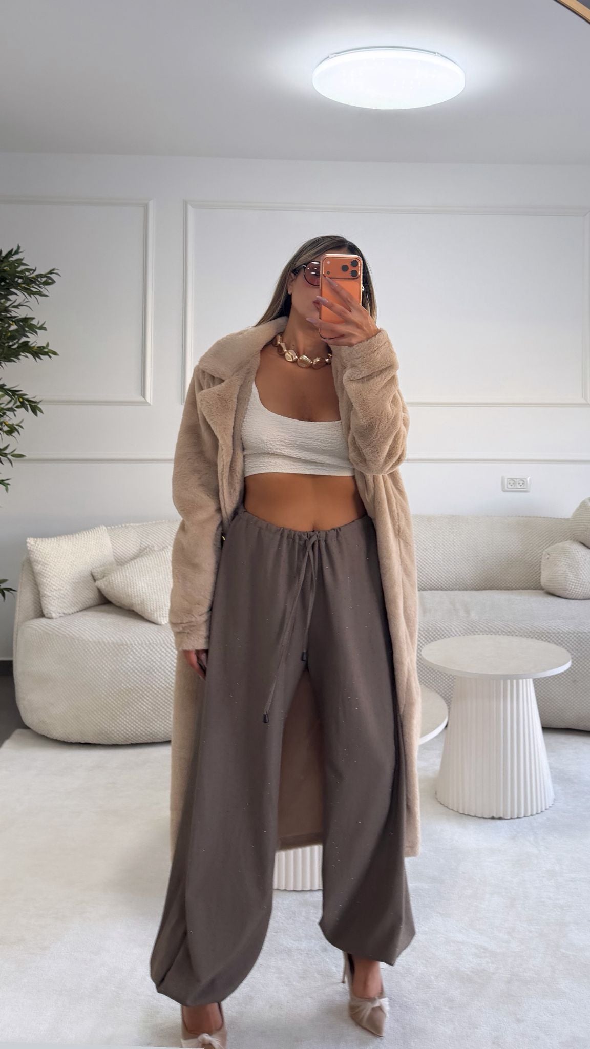 מכנס שילוב אבנים