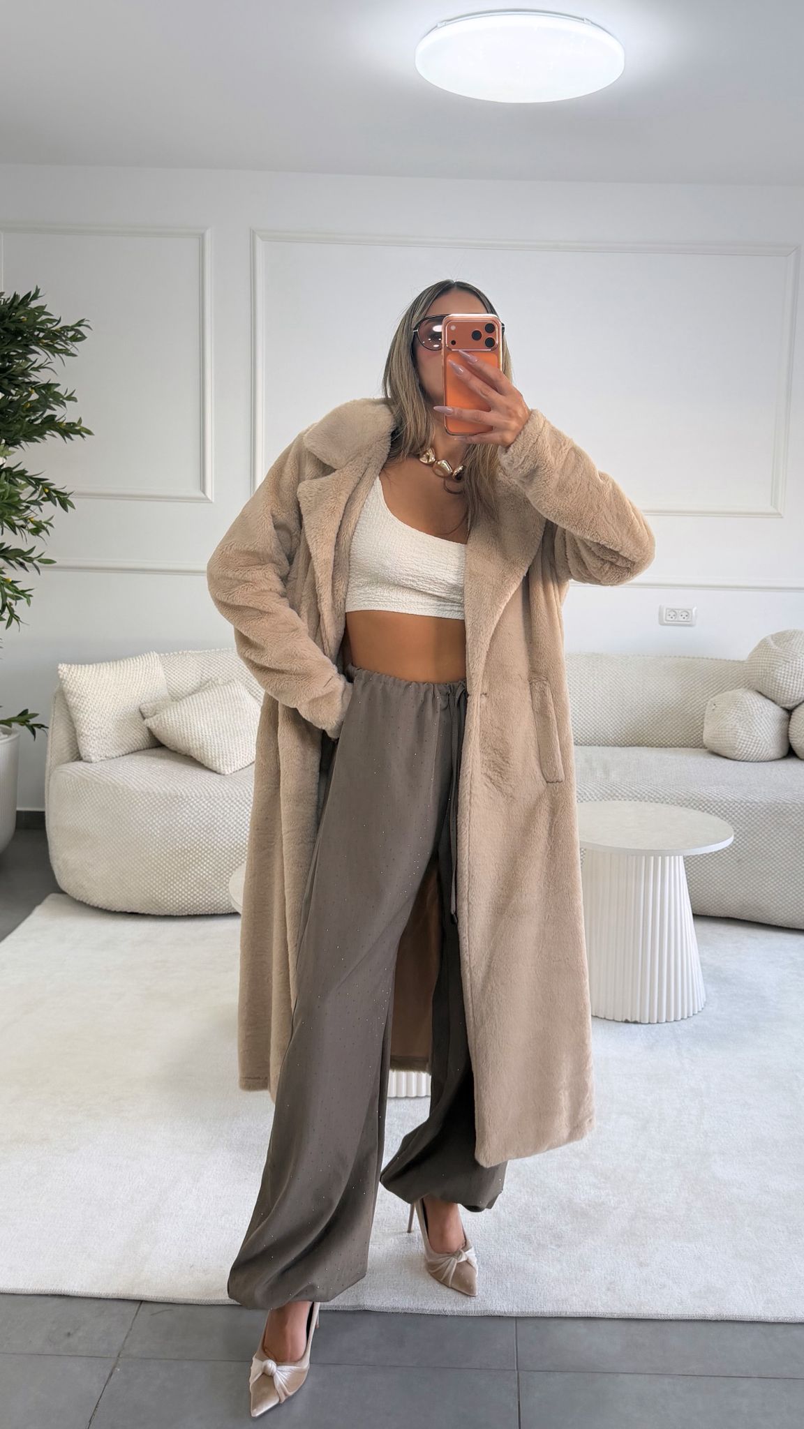 מכנס שילוב אבנים