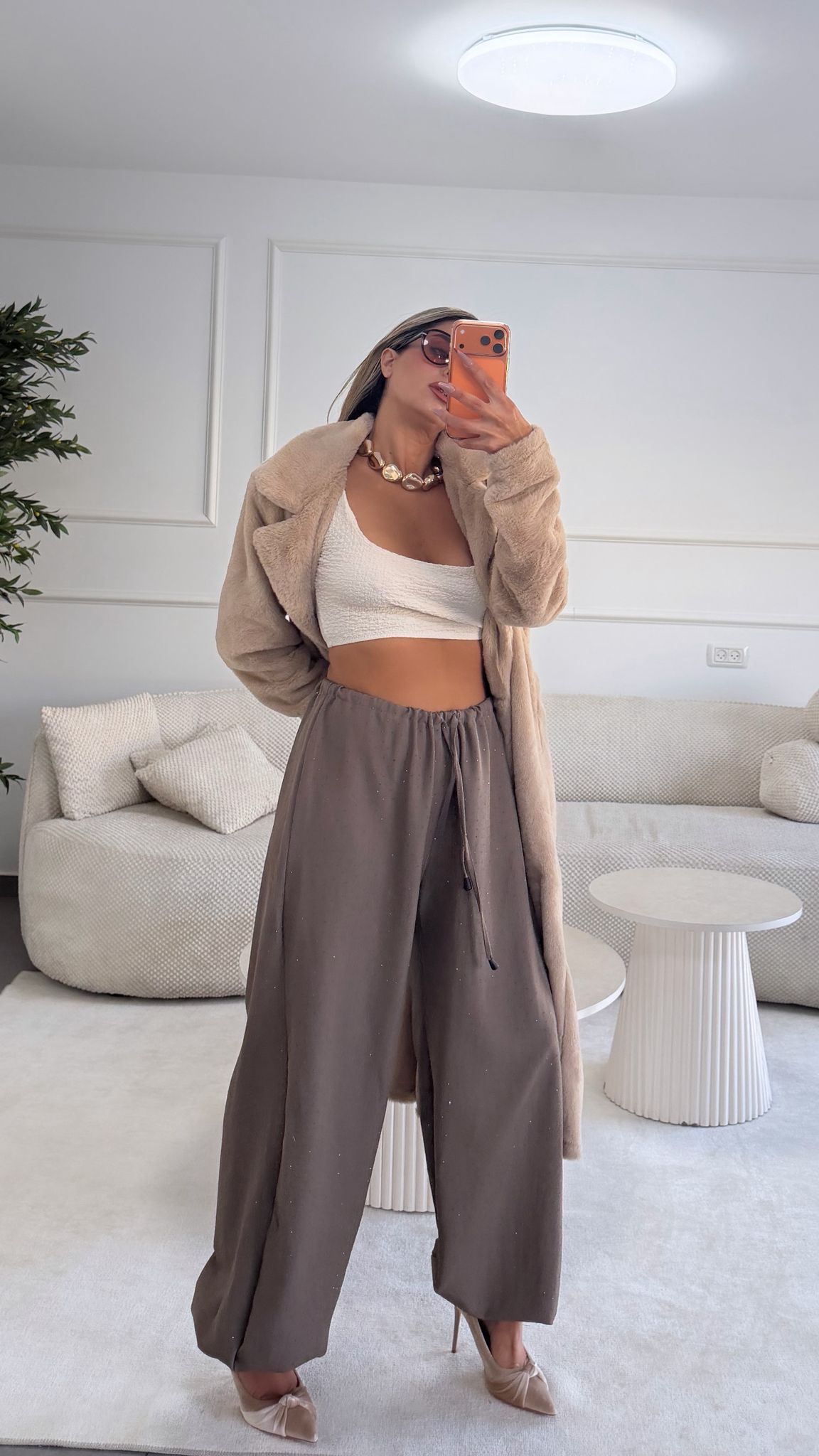 מכנס שילוב אבנים