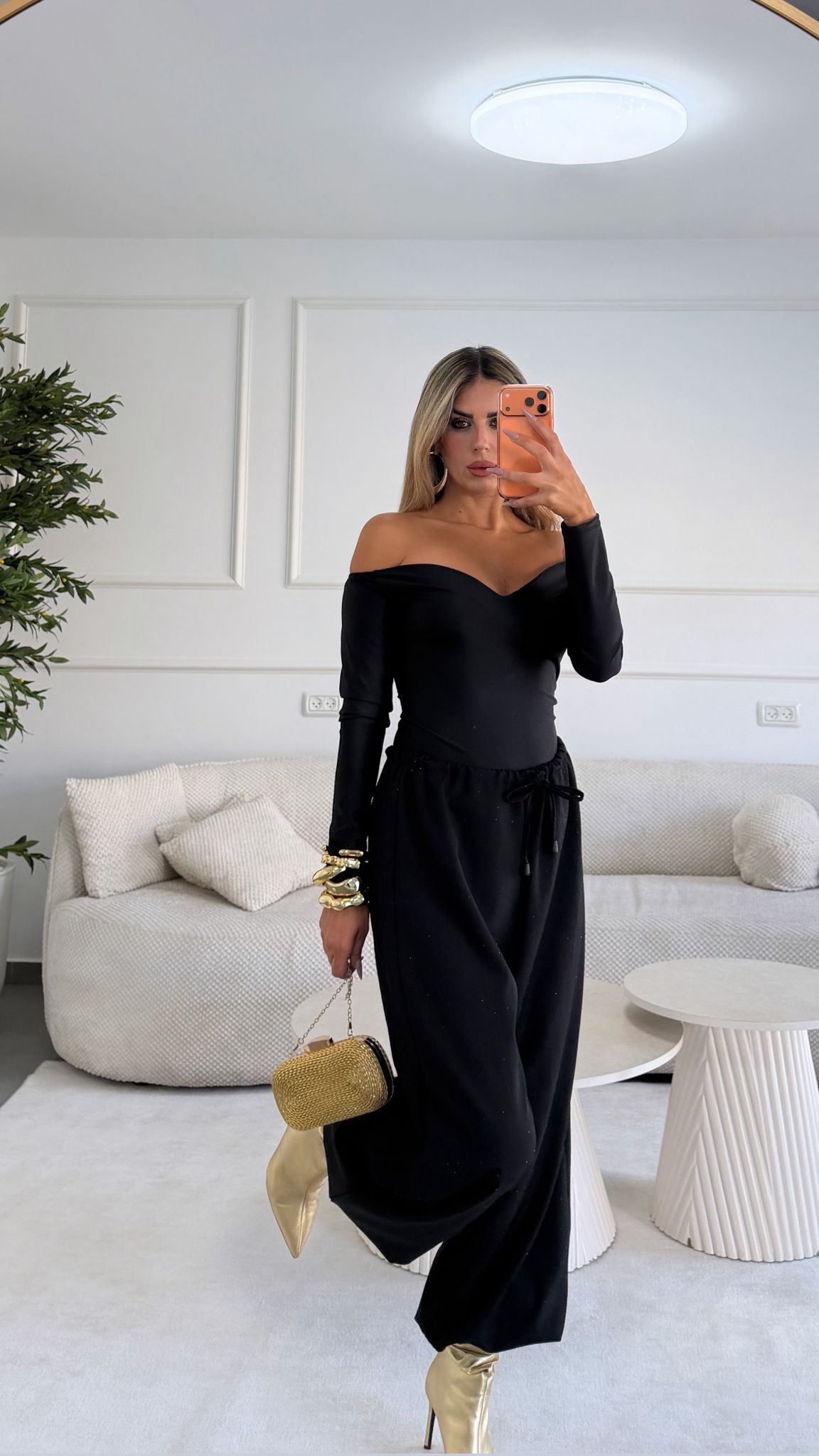 מכנס שילוב אבנים