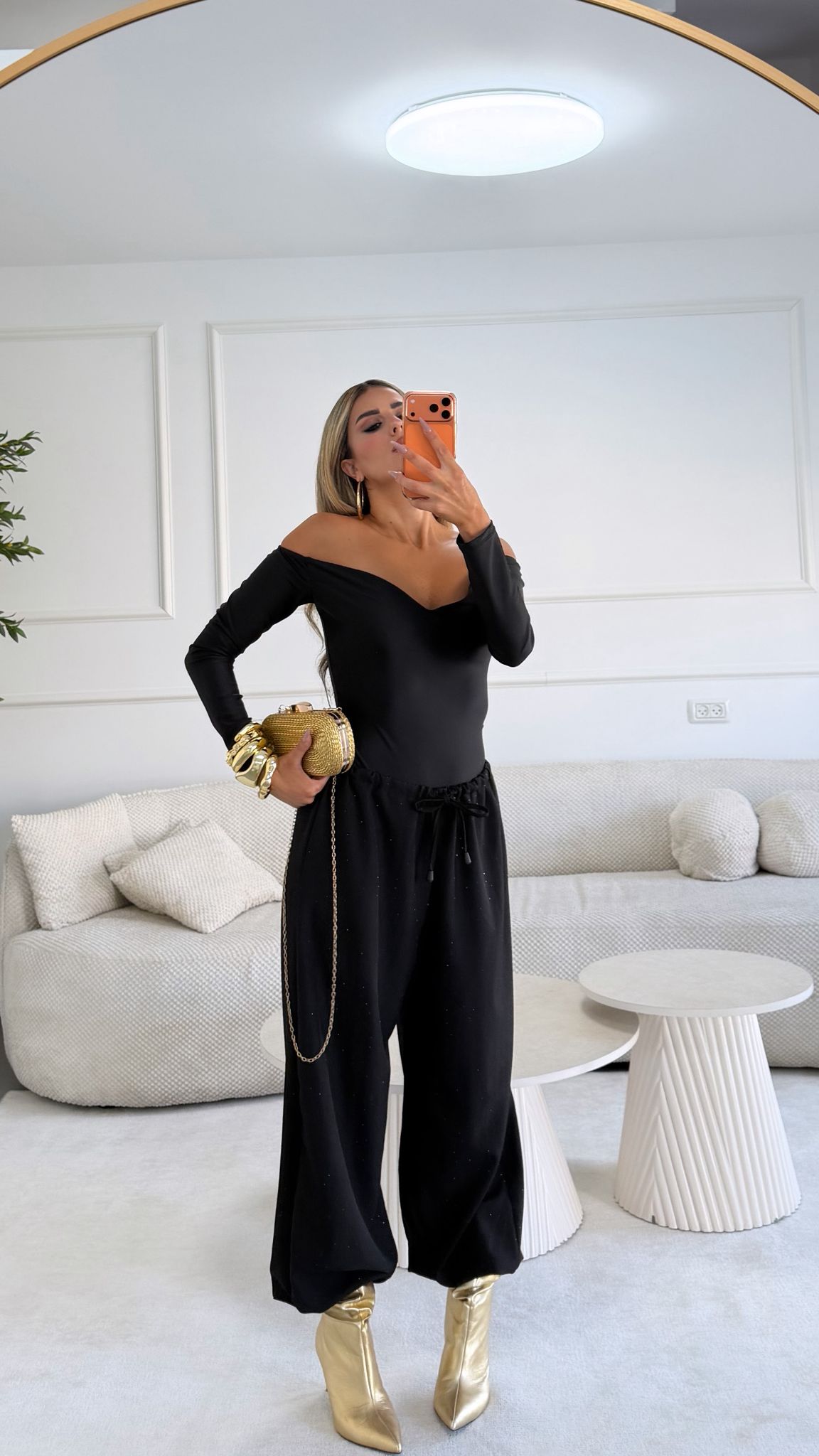 מכנס שילוב אבנים