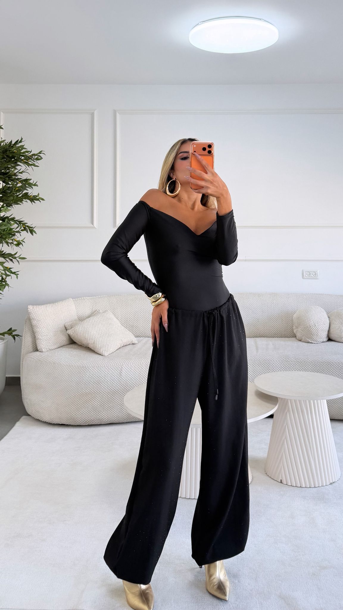 מכנס שילוב אבנים