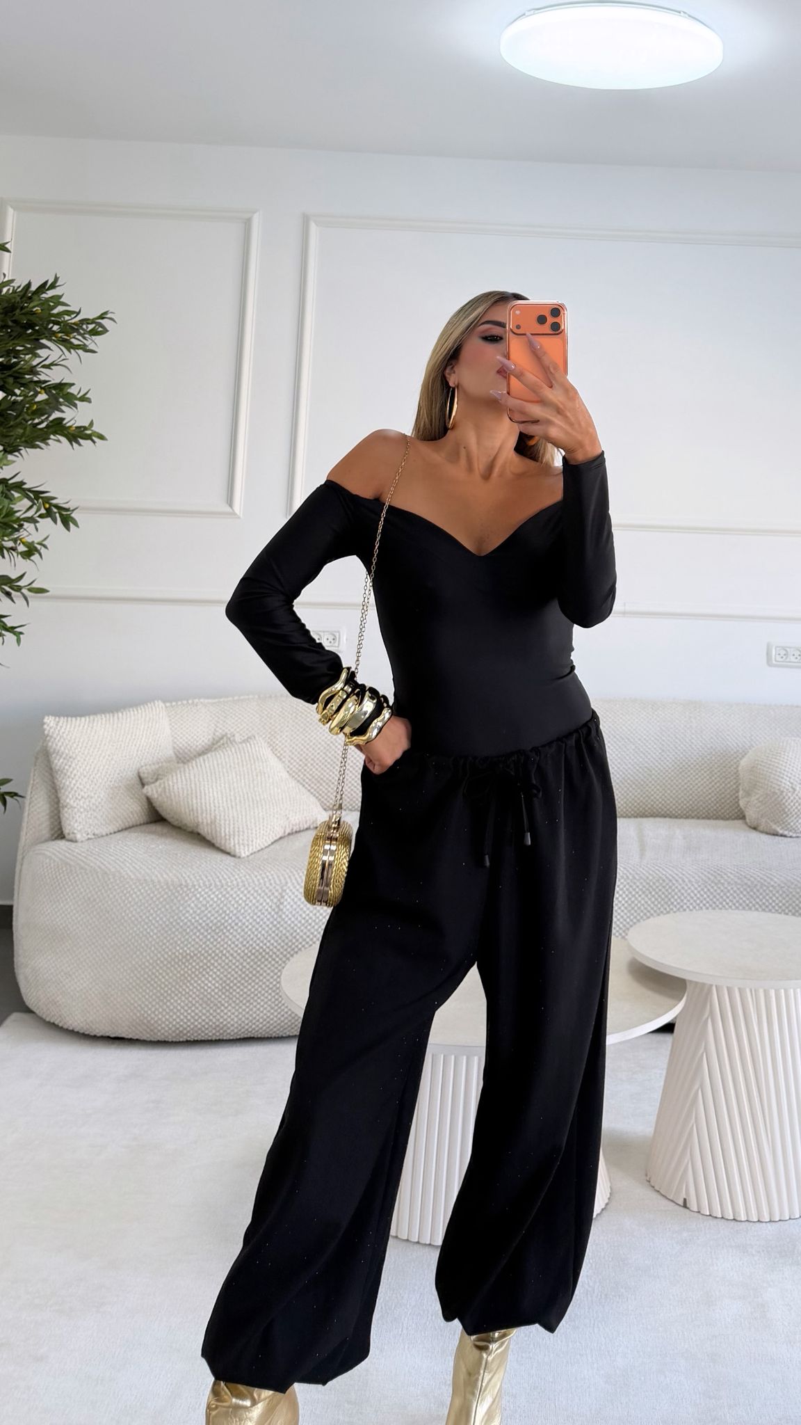 מכנס שילוב אבנים