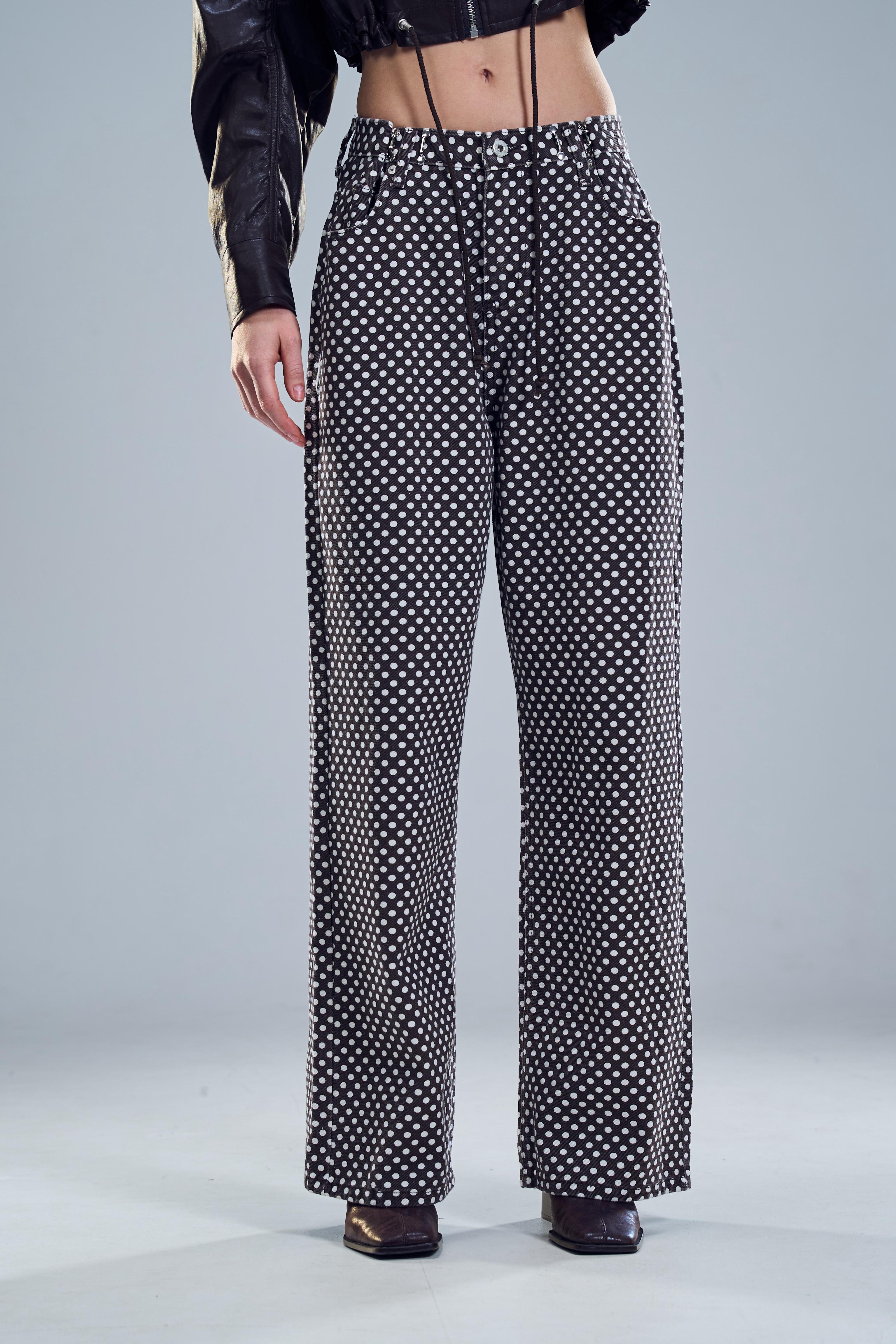 מכנס מיי שחור חום