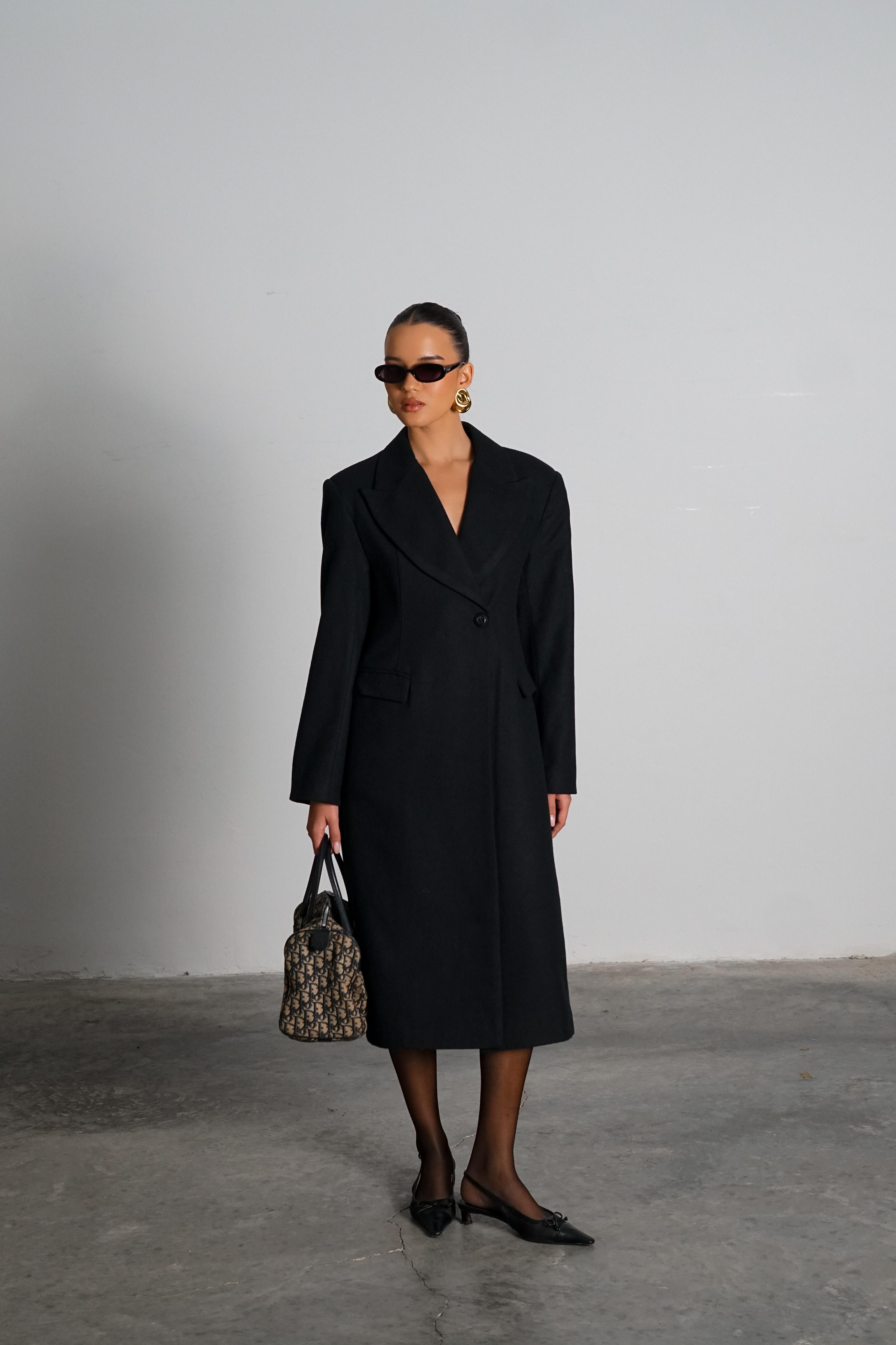 מעיל מיצ'ו שחור