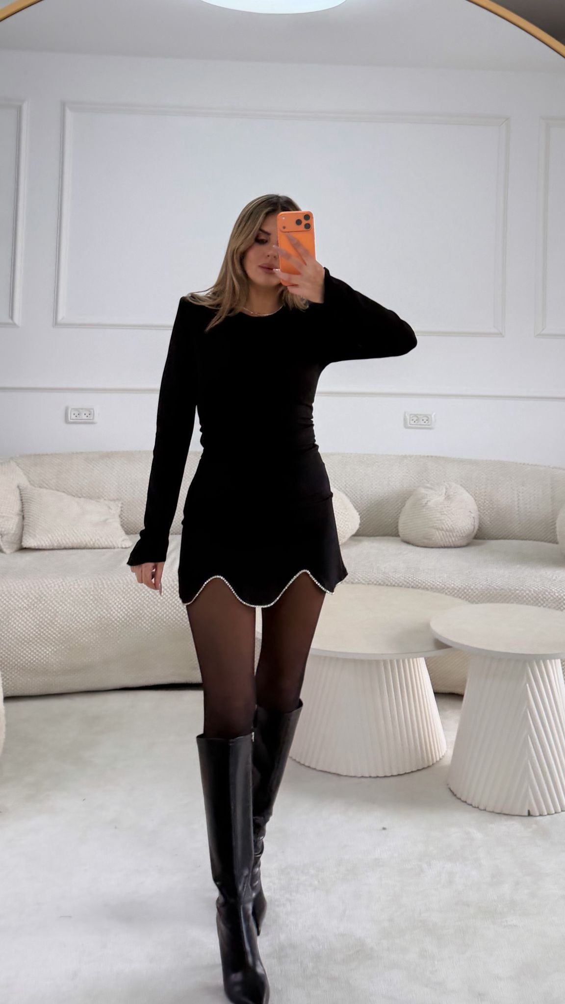 שמלה שילוב אבנים