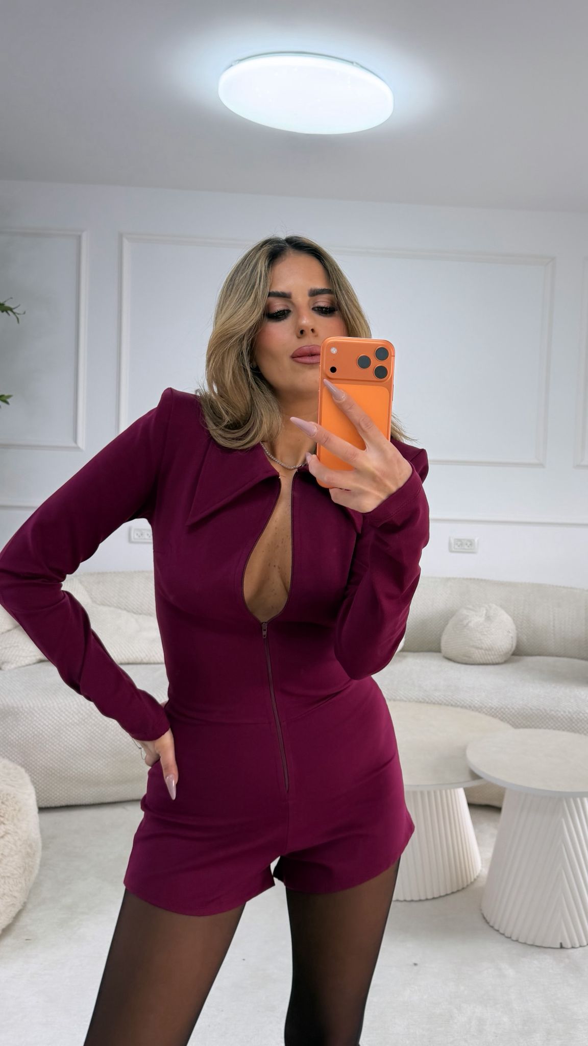 אוברול מוניק בורדו