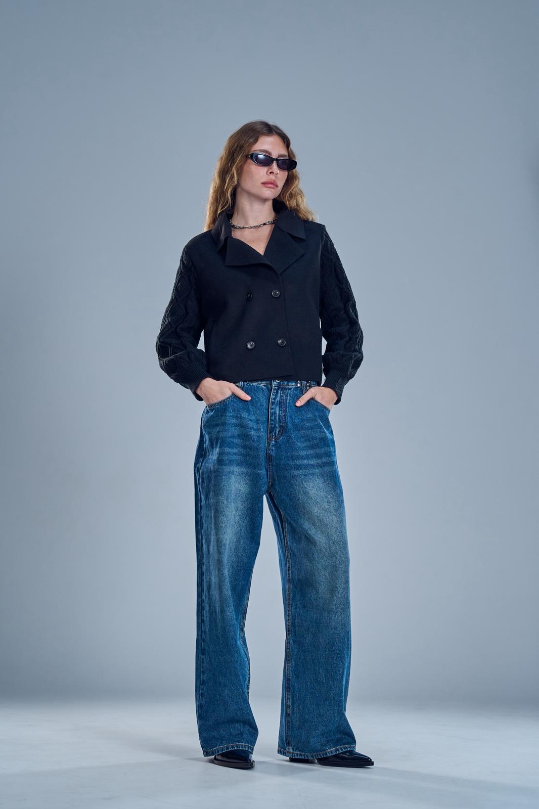 מעיל בר שחור