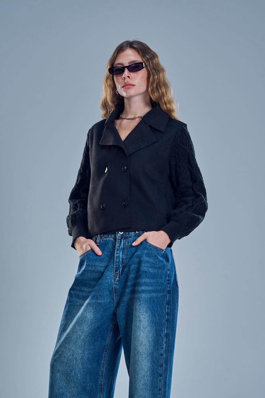 מעיל בר שחור