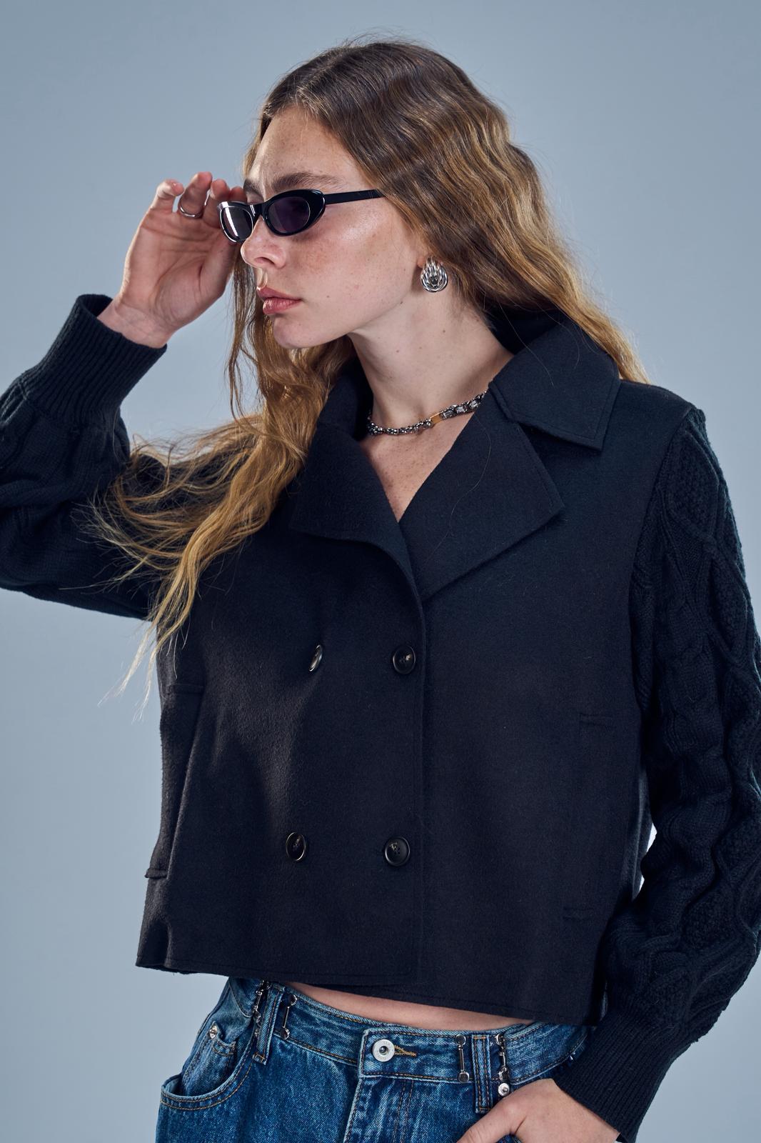 מעיל בר שחור