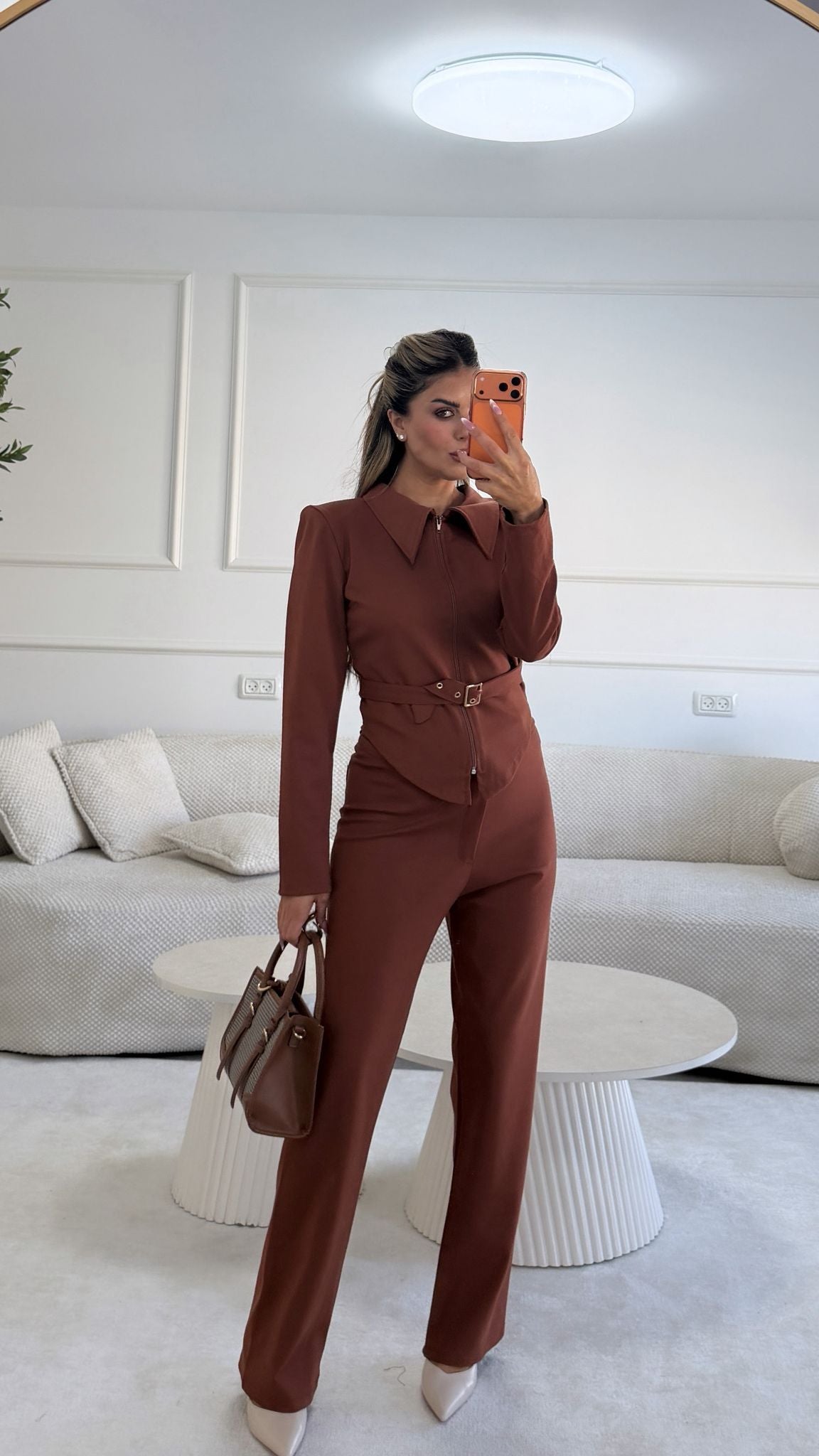 ג'קט מישל חום