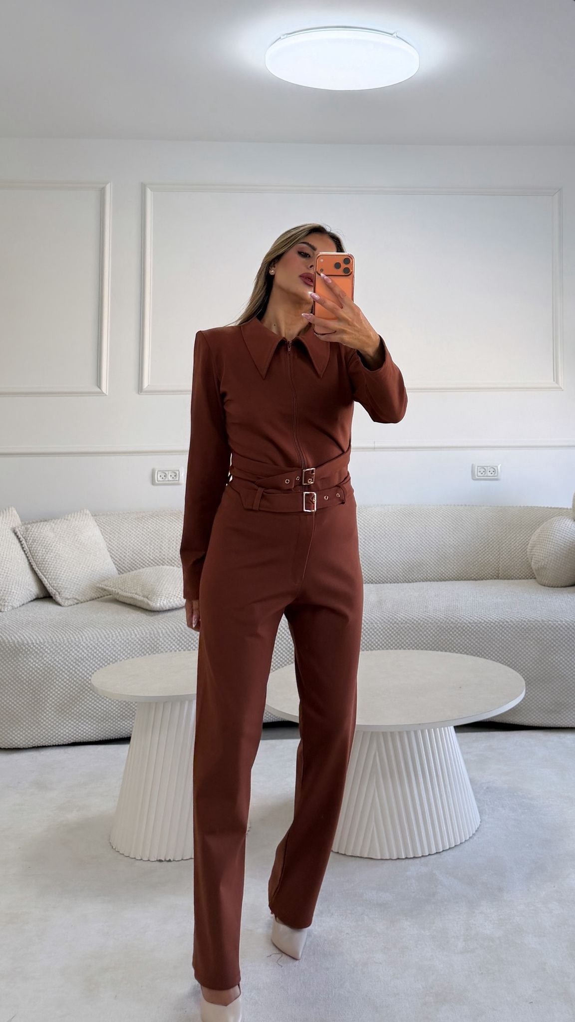 ג'קט מישל חום