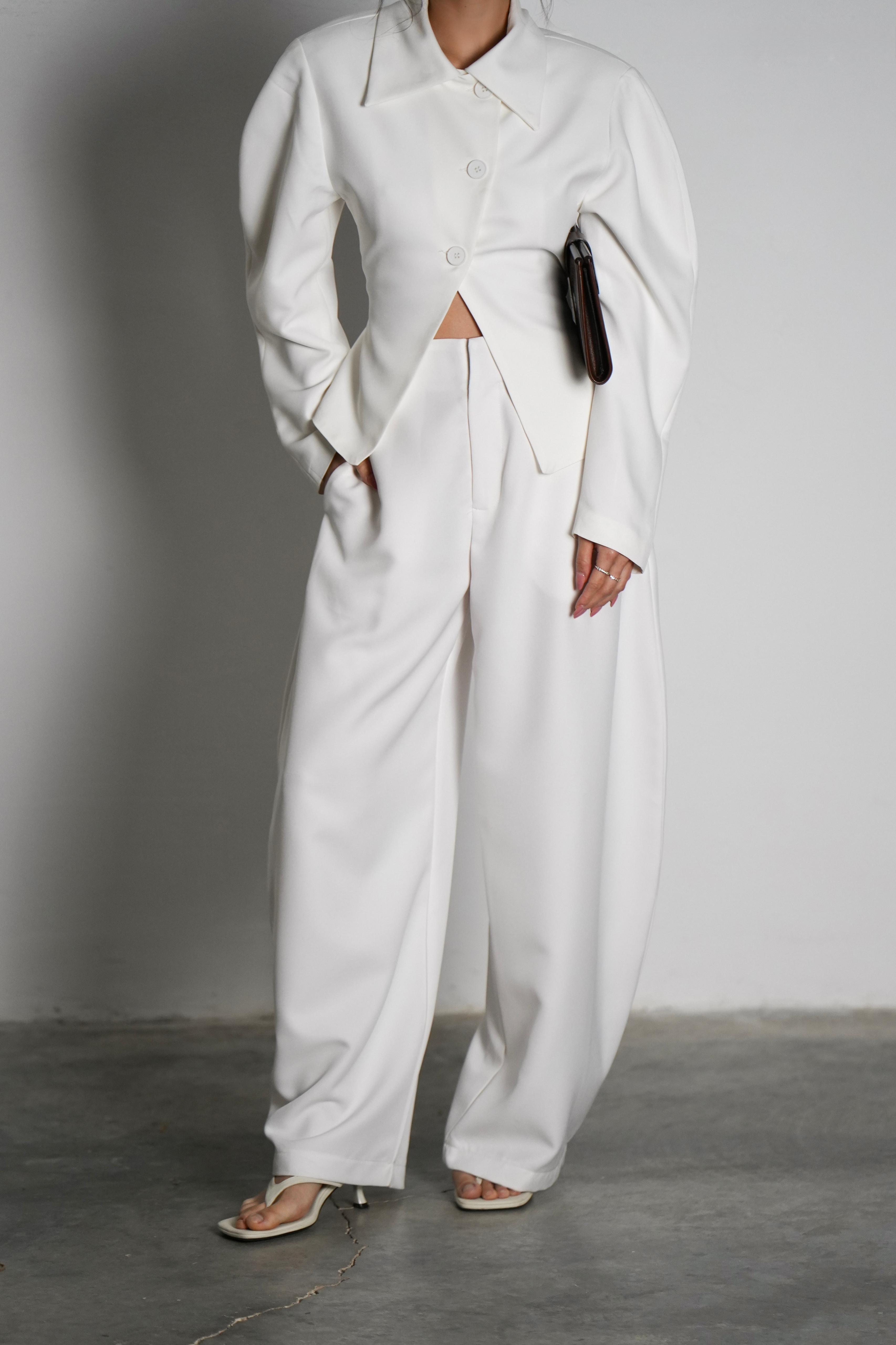 חליפת מידטאון לבן