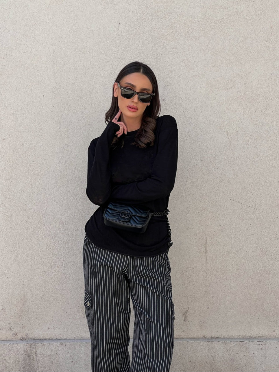 בייסיק פשתן צווארון ניקי