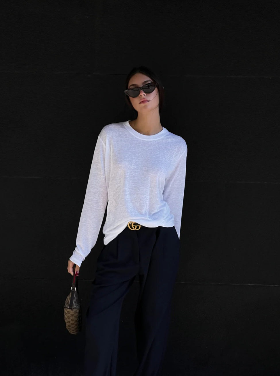 בייסיק פשתן צווארון ניקי