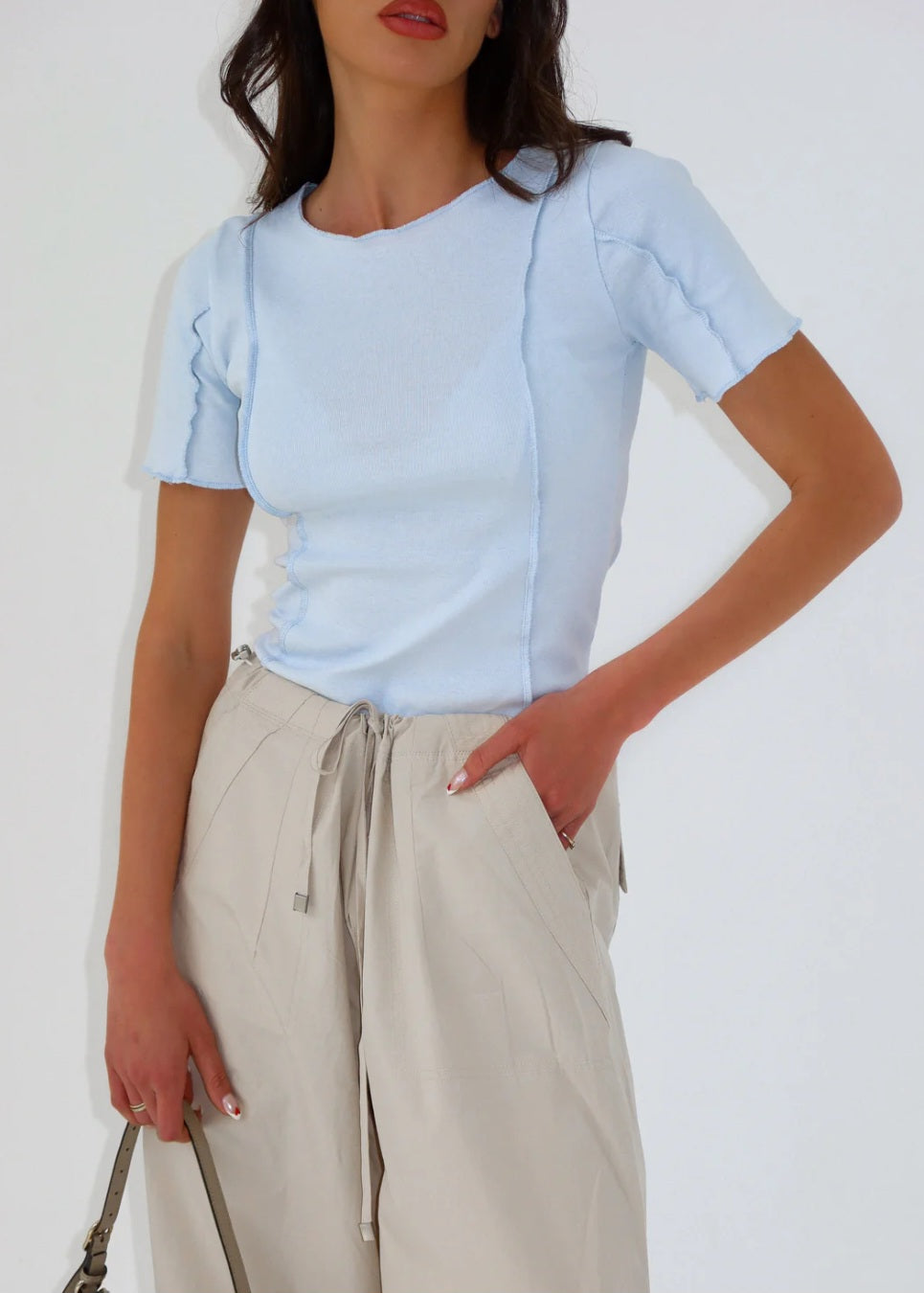 חולצת נקסין תכלת