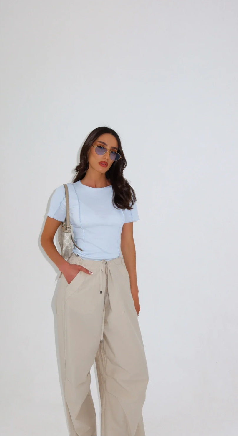 חולצת נקסין תכלת