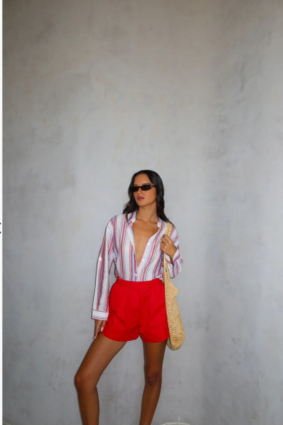 מכנס טריאו אדום