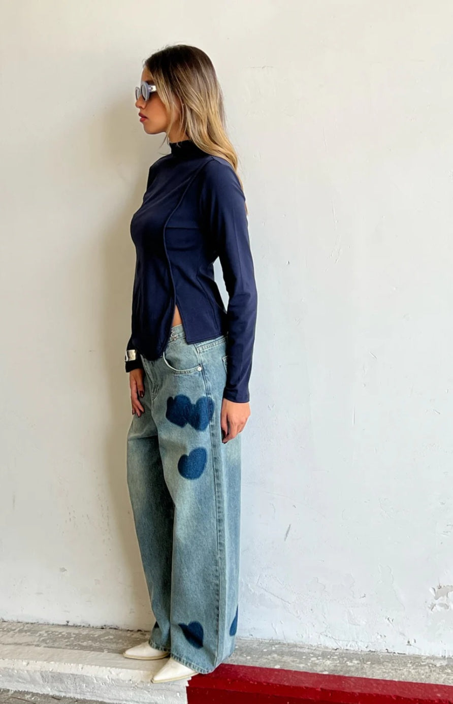 חולצת אביאור כחול